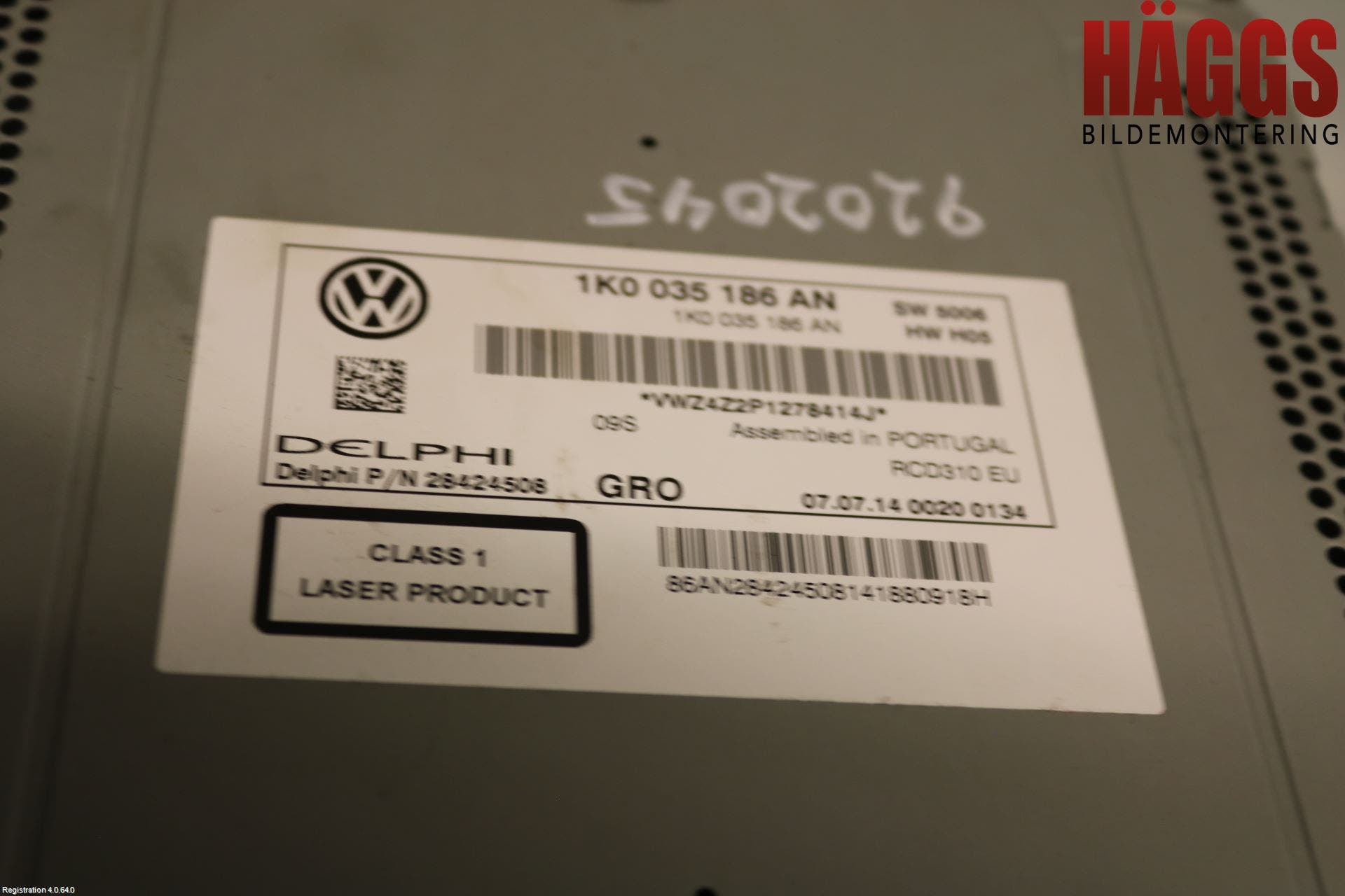 Volkswagen VW CADDY 11-15 Cd Radio - Multimediapanel
