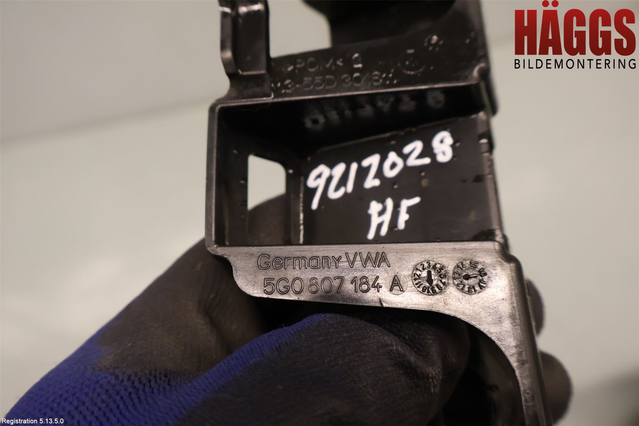 Volkswagen VW GOLF / E-GOLF VII 13-20 Stötfångarfäste Fram Hö