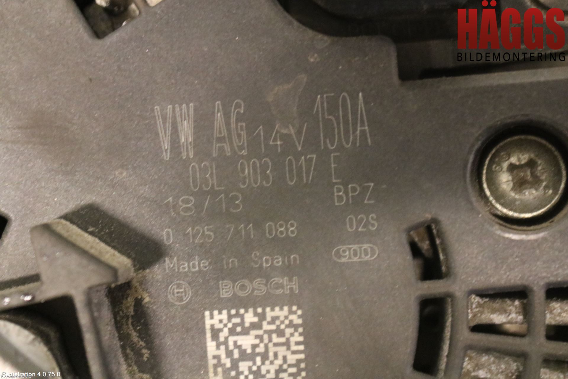 Audi A5 07-16 Generator
