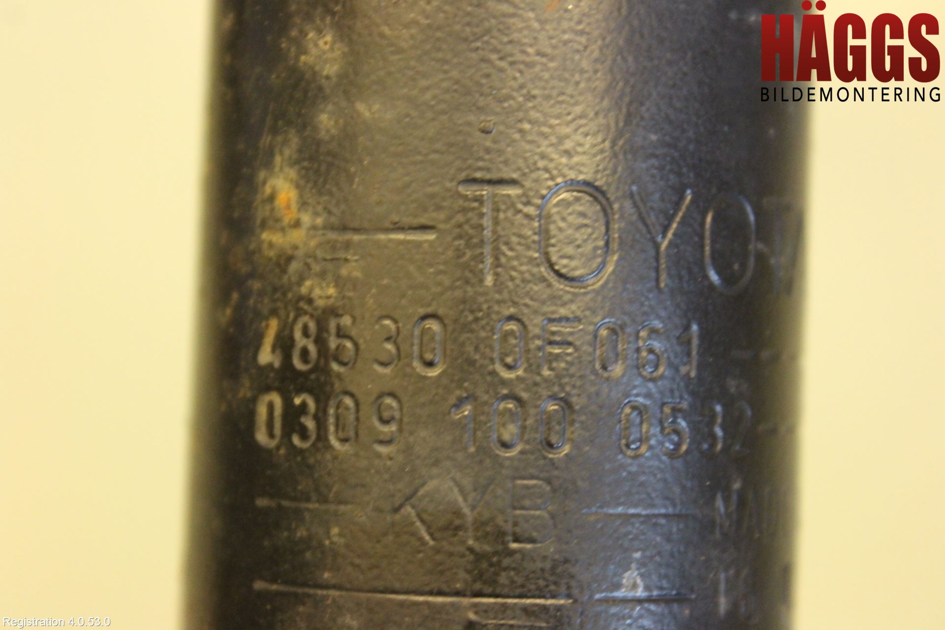 Toyota VERSO 09-18 Stötdämpare Bak