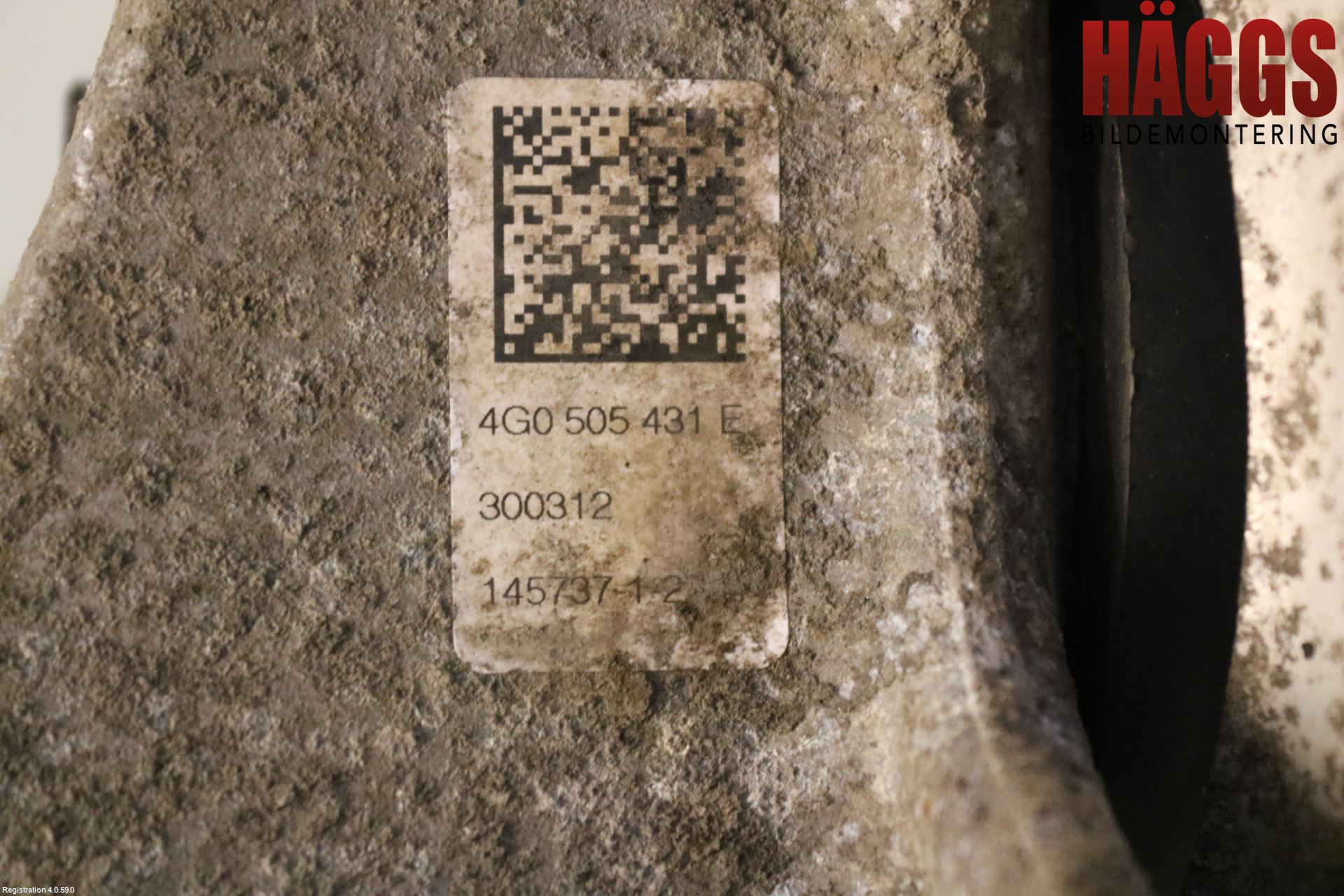 Audi A6/S6 4G 11-18 Hjullagerhus Bak Vä