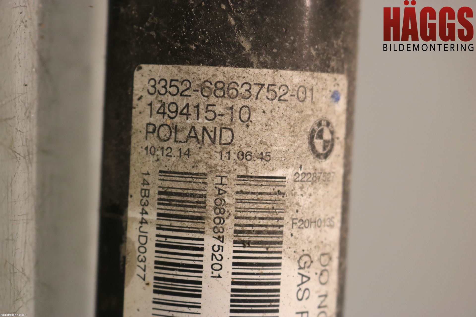 BMW 1 F20/F21 11-19 Stötdämpare Bak