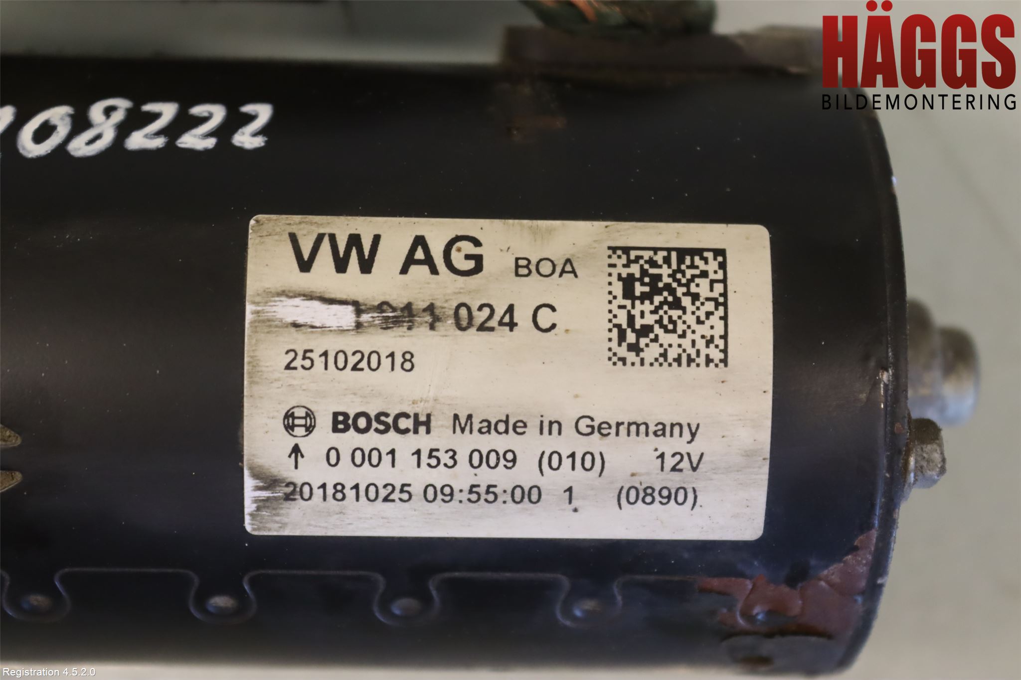Volkswagen VW CADDY 16-20 Startmotor Diesel
