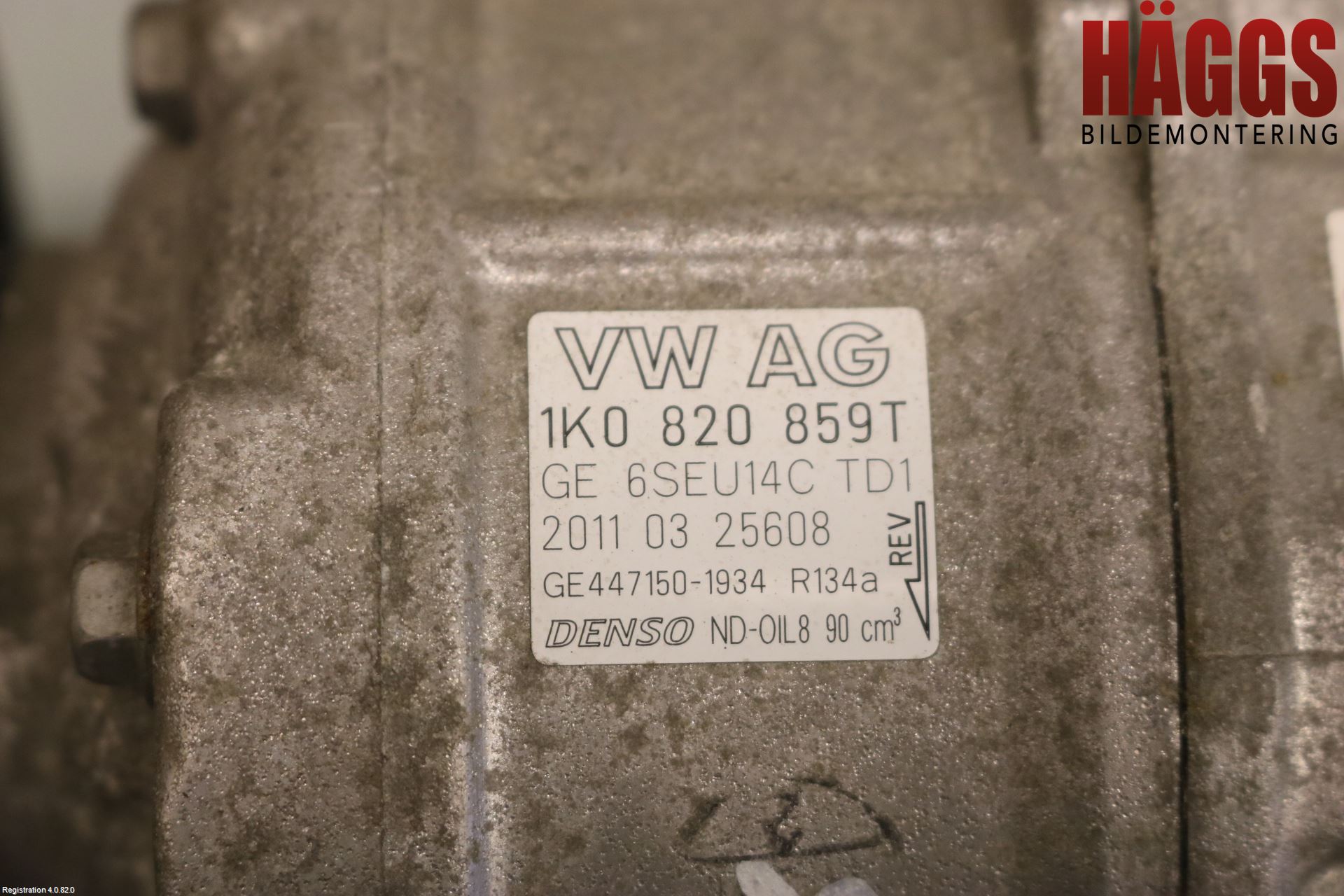 Volkswagen VW GOLF VI 09-13 Ac Kompressor