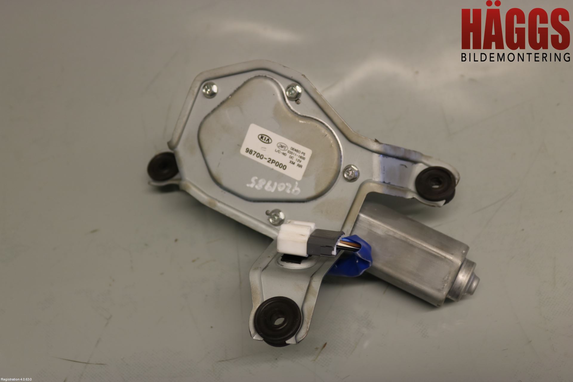 Kia SORENTO 10-14 Torkarmotor Baklucka