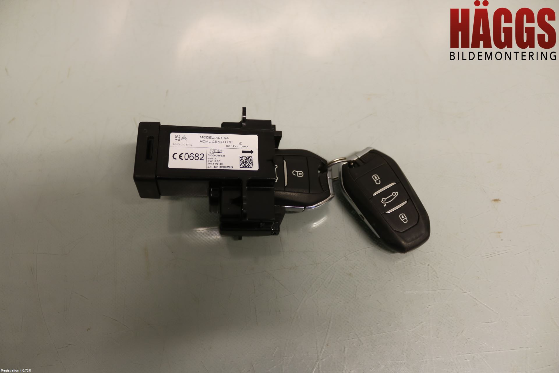 Citroen C4 PICASSO 14-18 Tändlås