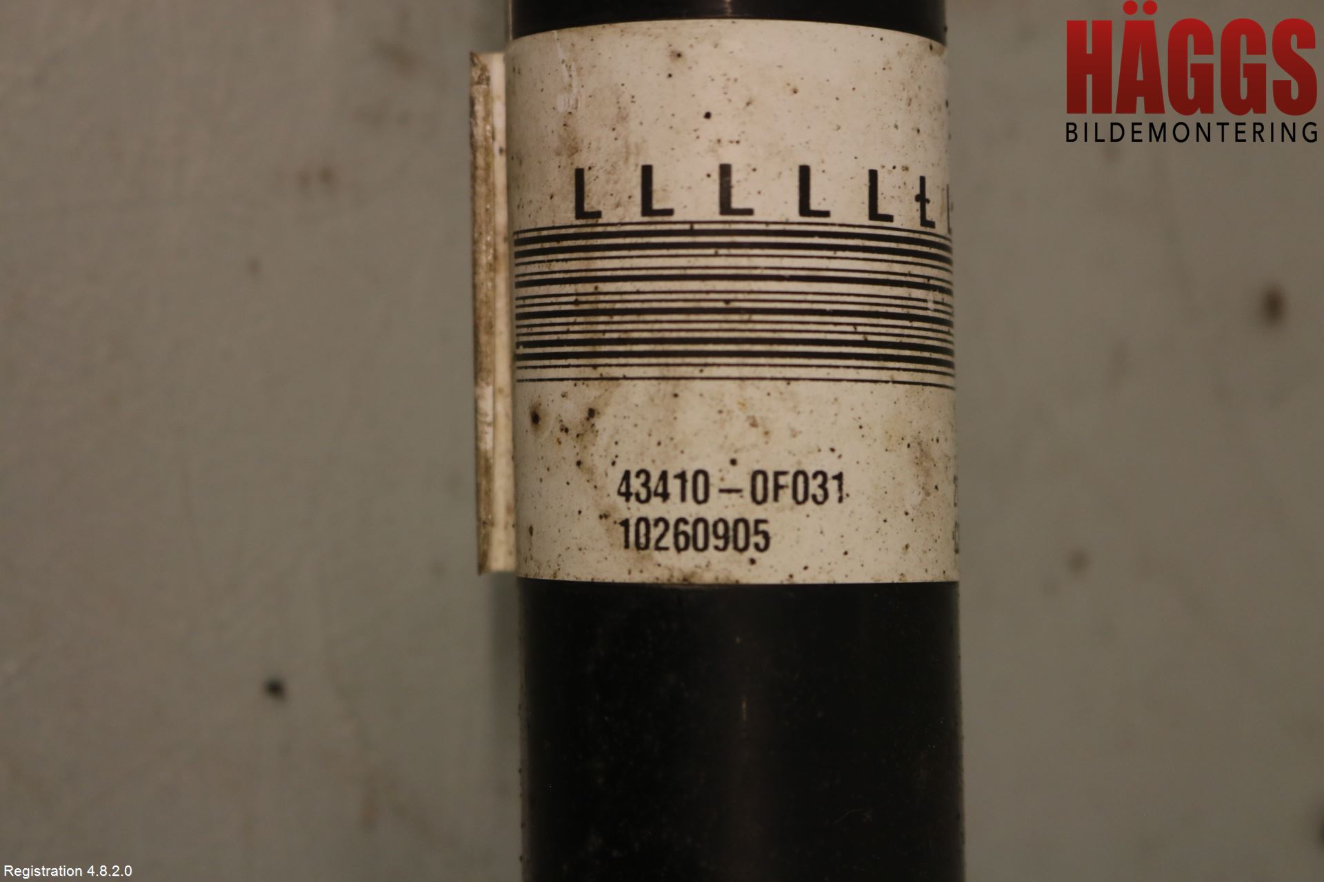 Toyota VERSO 09-18 Drivaxel Fram Höger