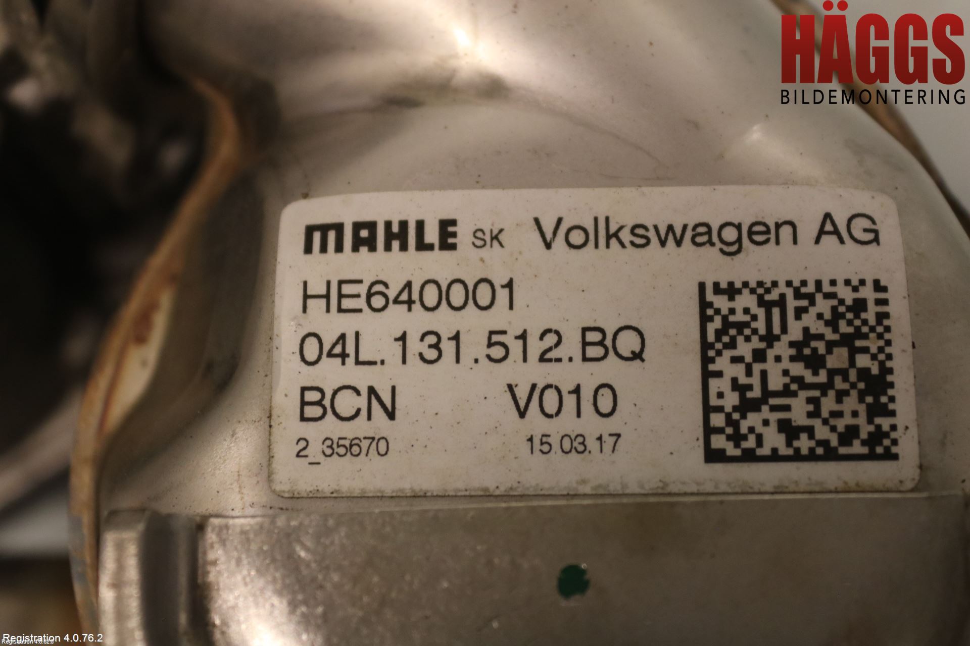 Skoda OCTAVIA (5E) 13-20 Avgaskylare