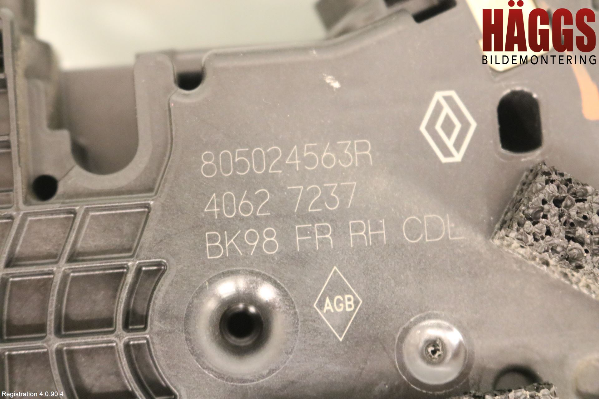 Renault CLIO IV 12-16 Låskista-Dörrlås