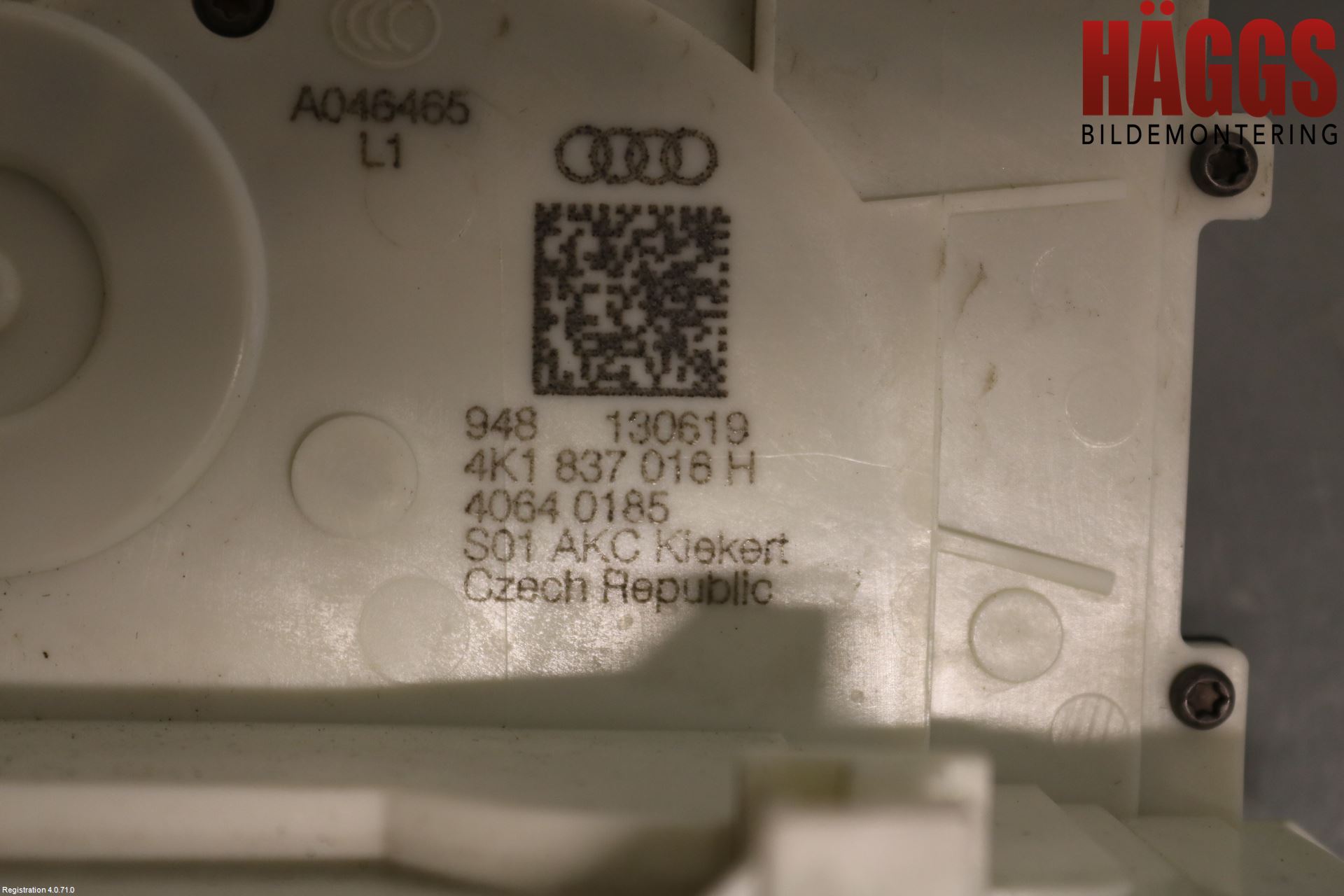 Audi A6 F2/C8 19- Låskista-Dörrlås