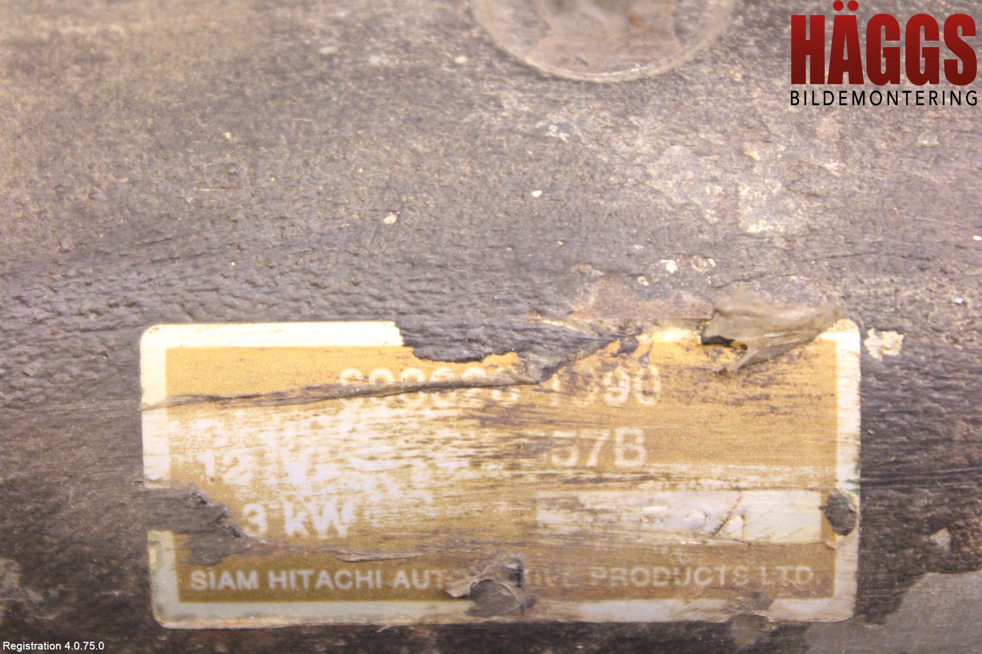 Isuzu D-MAX Startmotor Diesel