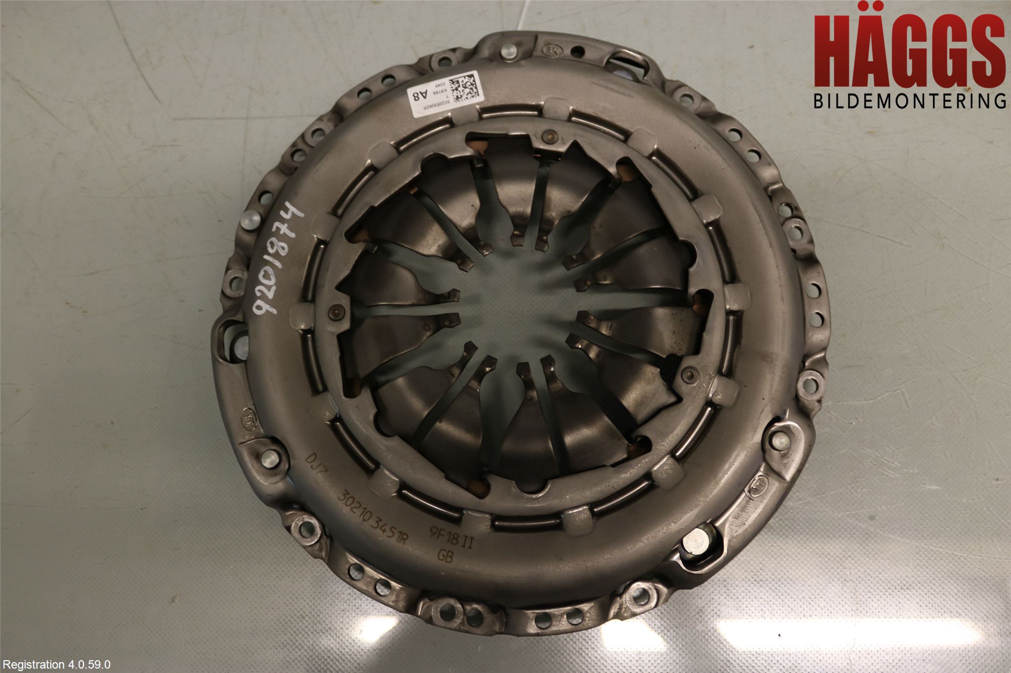 Nissan QASHQAI 17-21 Koppling Tryckplatta