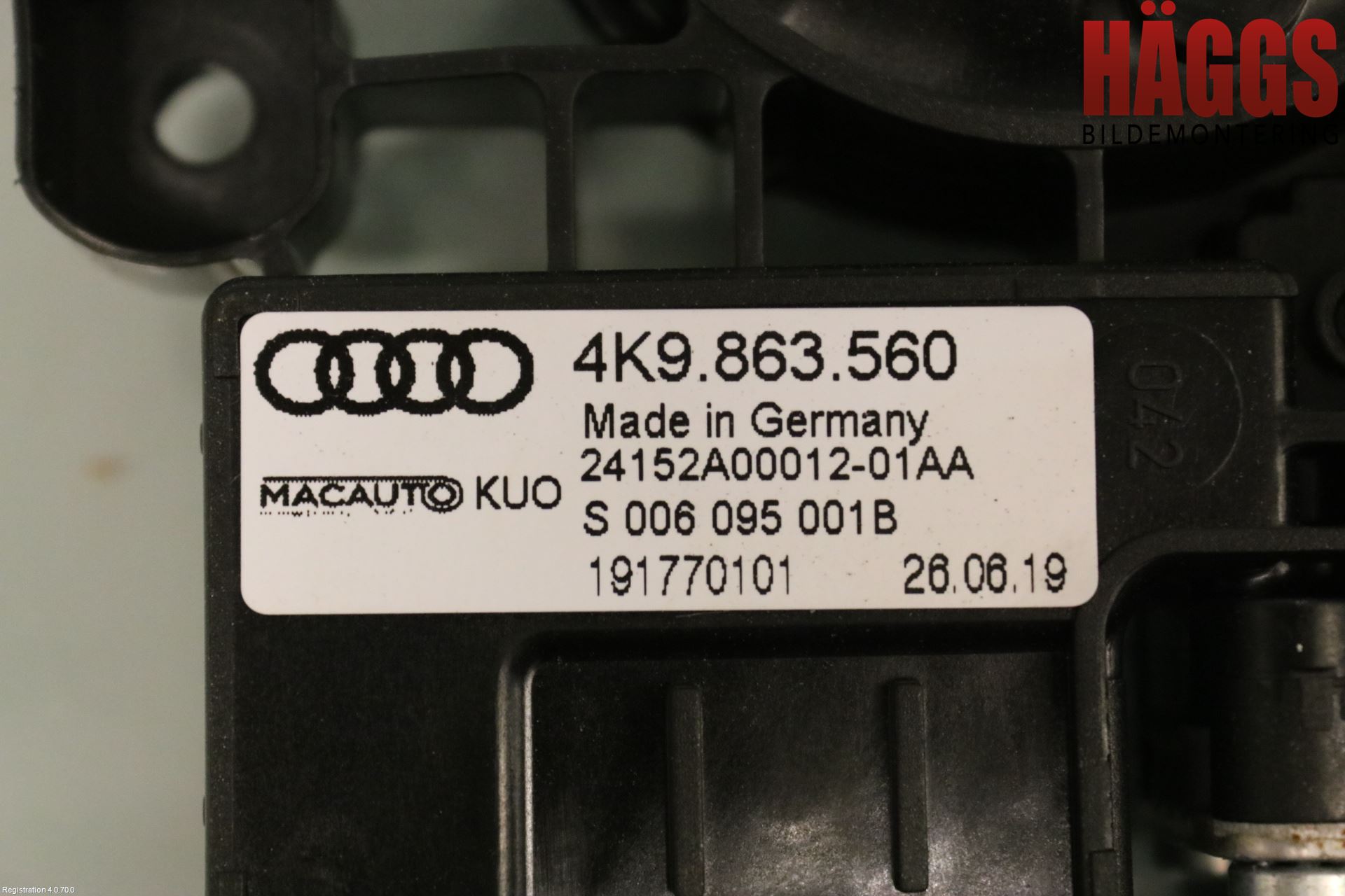 Audi A6 F2/C8 19- Insynskydd