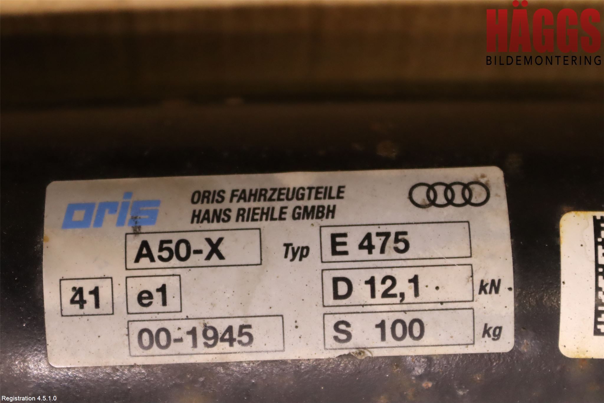 Audi A7/S7 4G 11-17 Dragkrok
