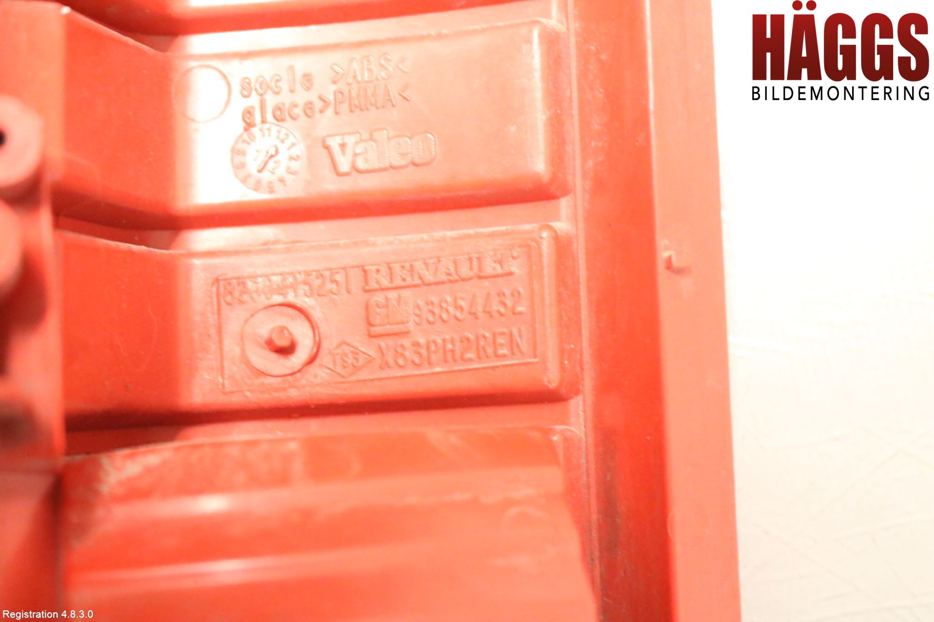 Opel VIVARO 01-14 Bakljus Höger