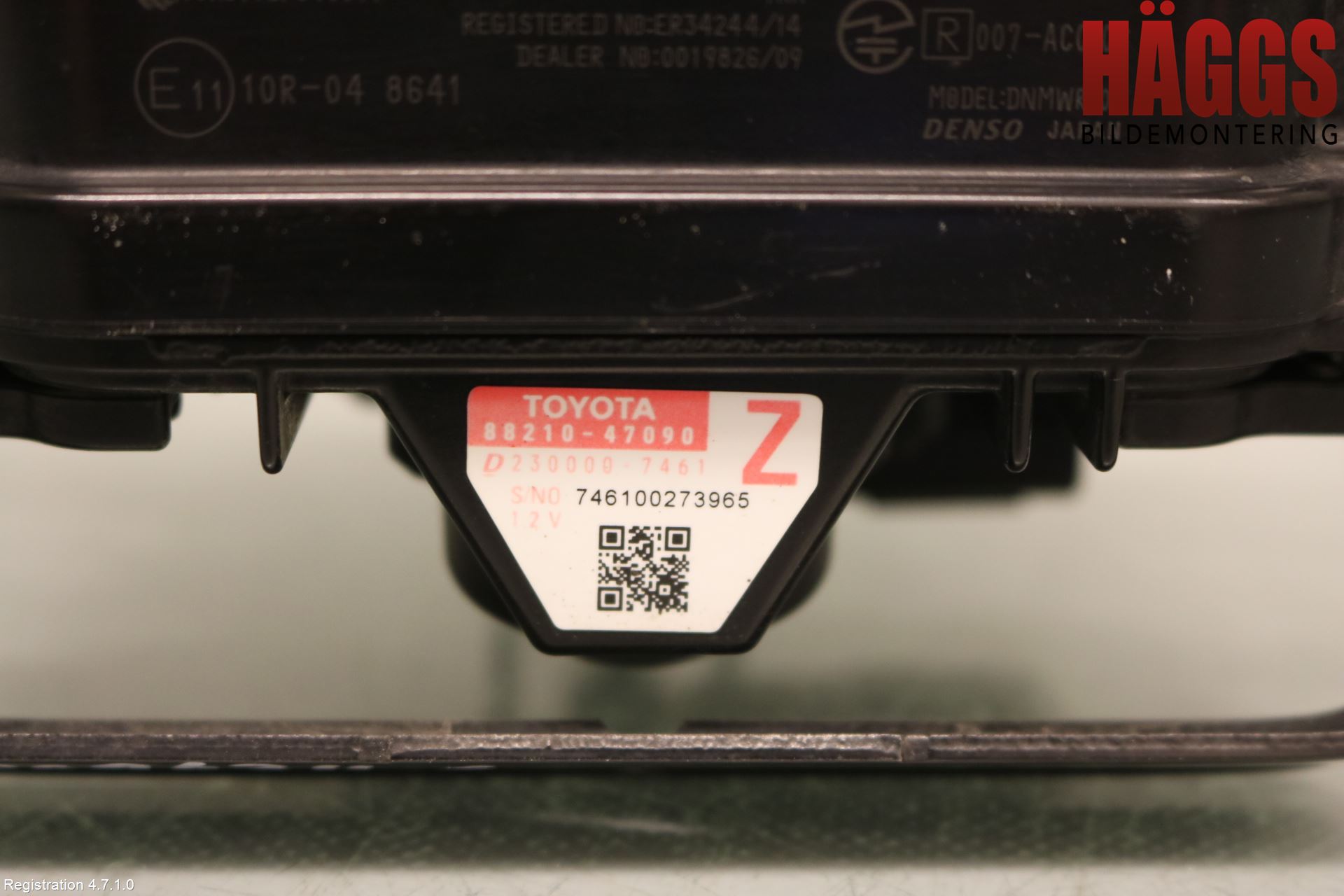 Toyota RAV4 13-18 Sensor Aktivt Kollisionsskydd