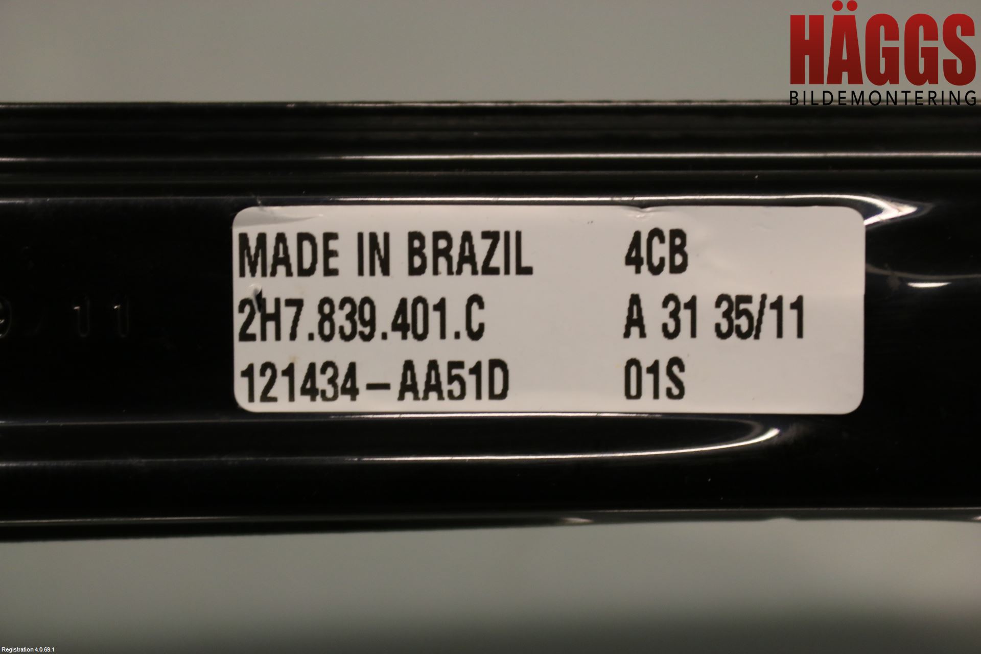 Volkswagen VW AMAROK 2H 10-22 Fönsterhissmekanism