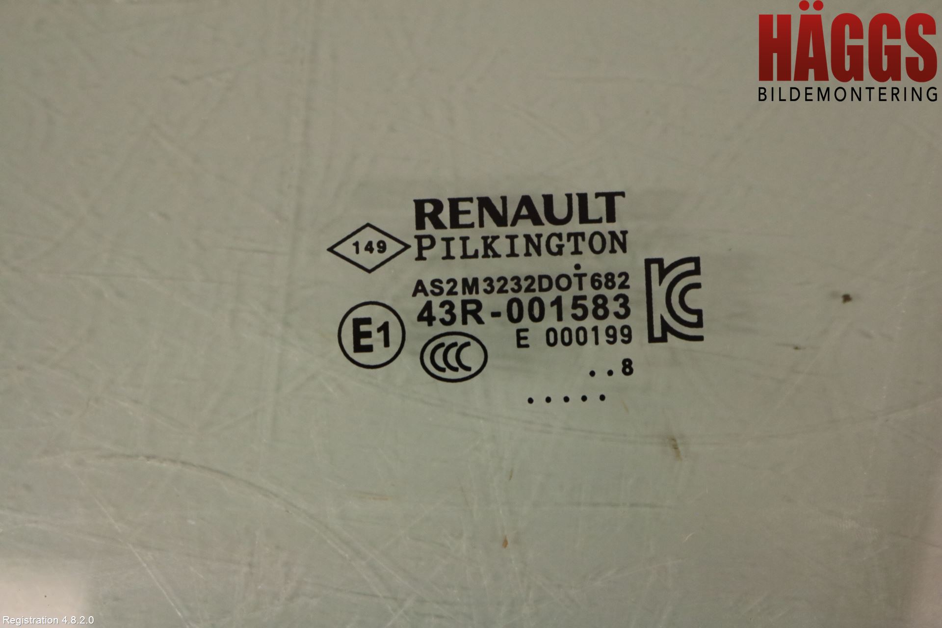 Renault CAPTUR 13-19 Dörruta Bak Vänster