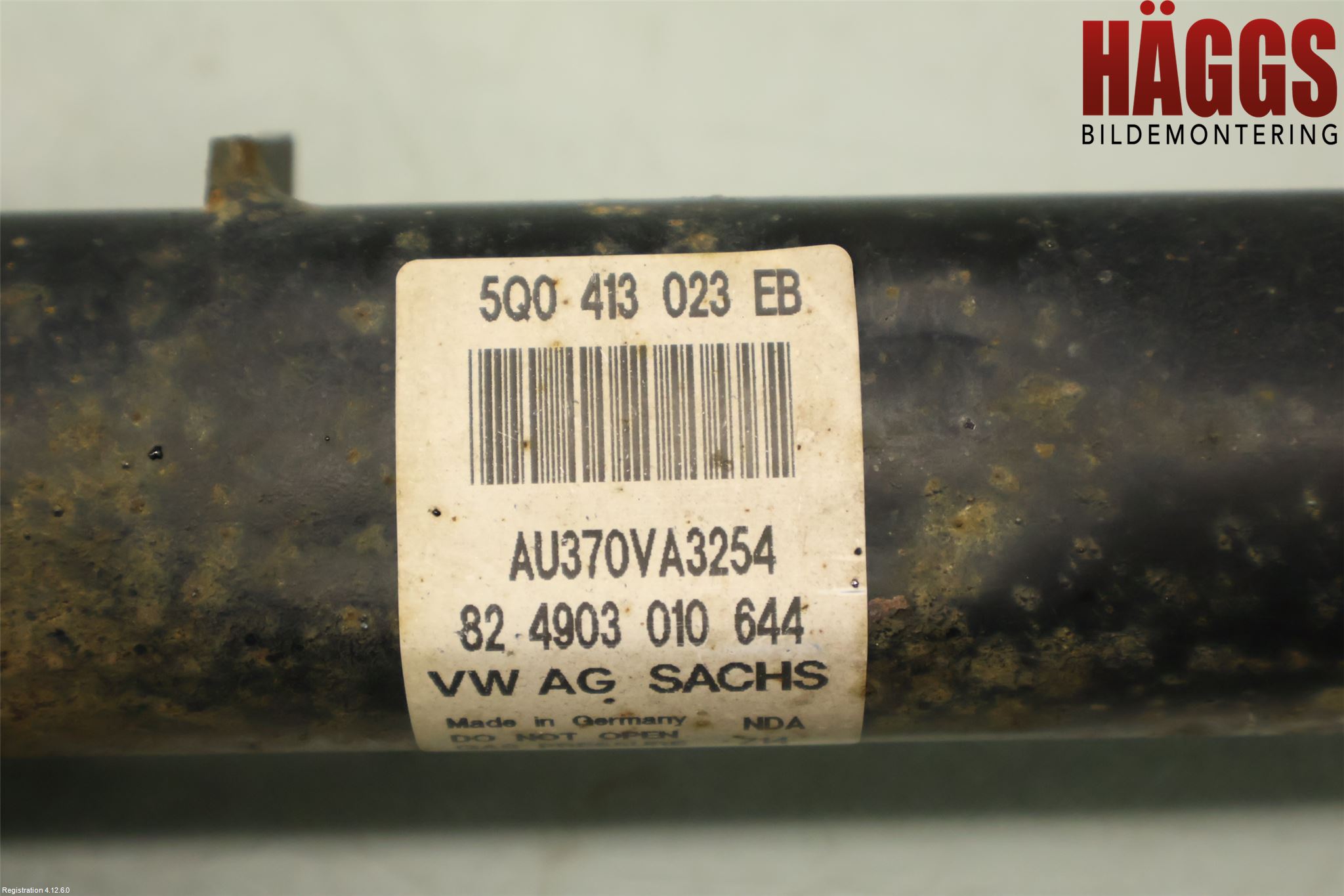 Audi A3/S3 8V 13-20 Fjäderben Fram Höger