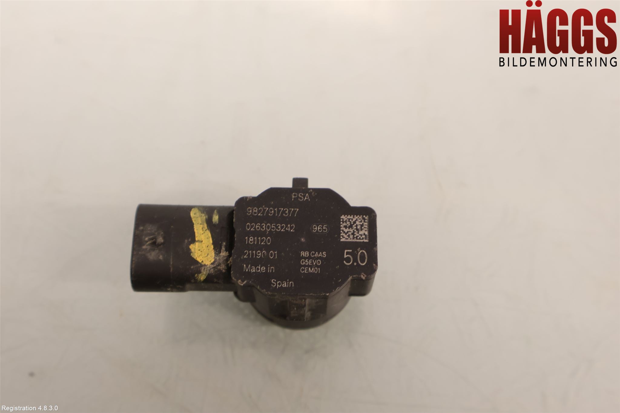 Citroen COTROEN C3 17-24 Parkeringshjälp Backsensor