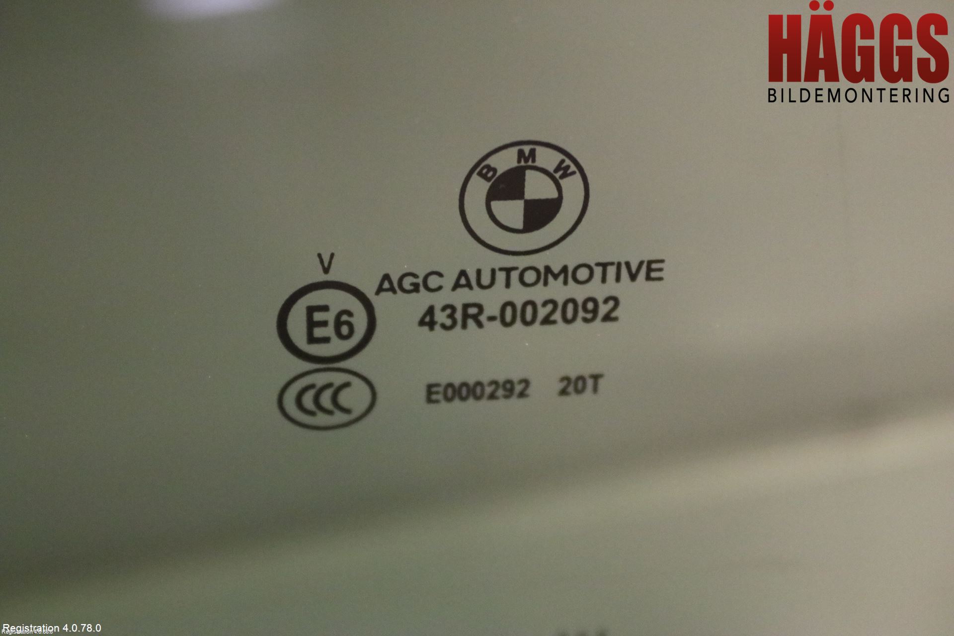BMW 5 F10/F11/F18 09-17 Dörruta Bak Höger