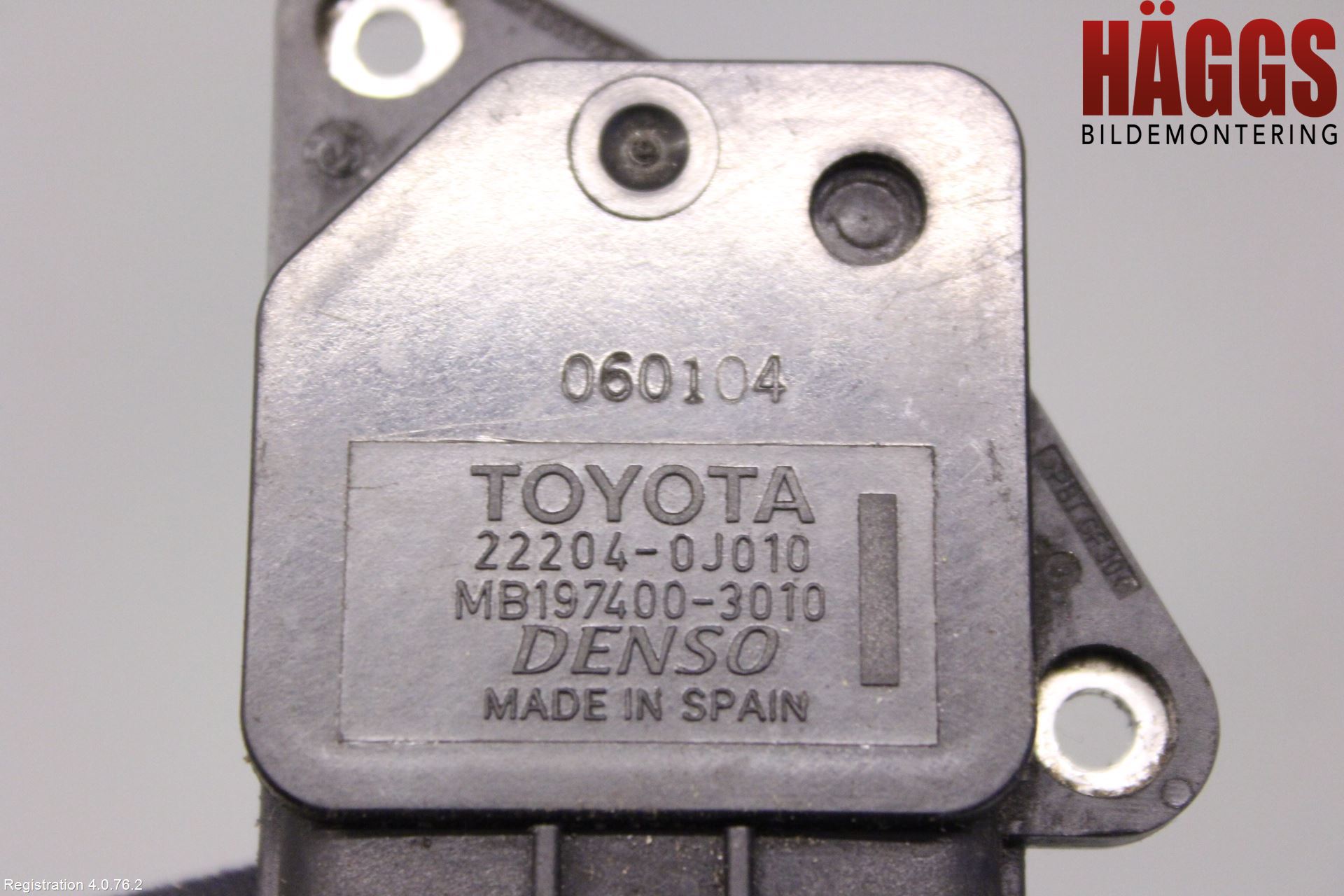 Toyota AVENSIS 03-06 Injluftmassamätare