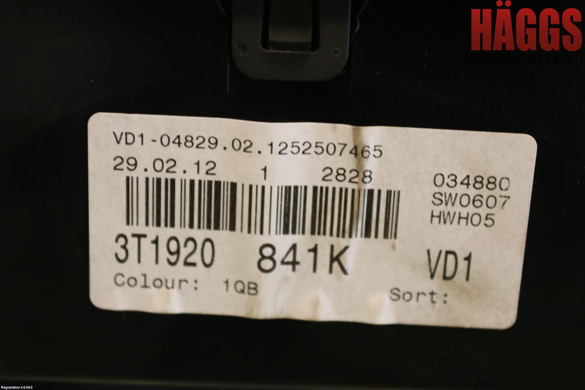 Skoda SUPERB 09-15 Instrument Komb