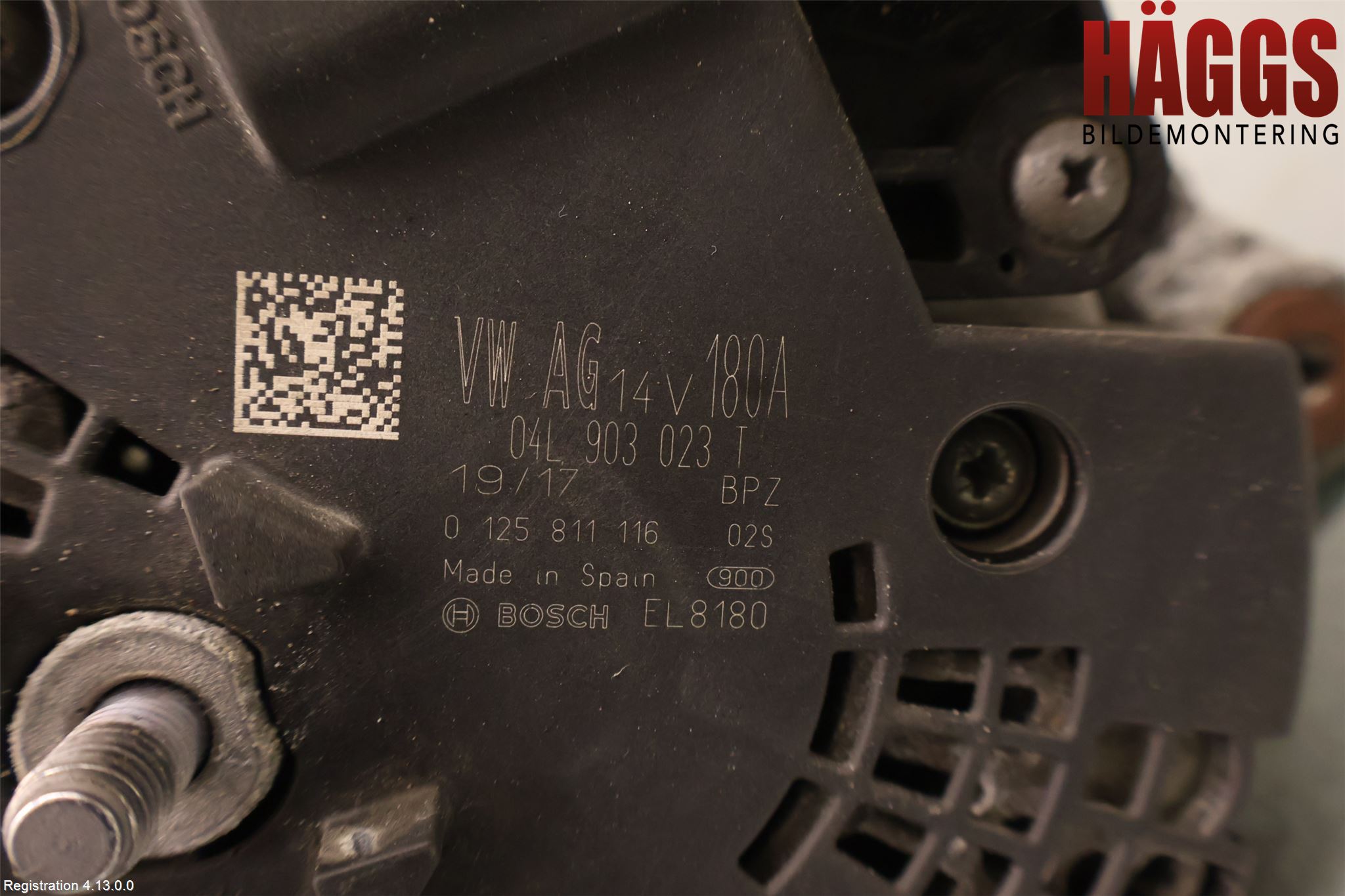 Volkswagen VW TRANSP/CARAVELLE (T6) 16-22 Generator
