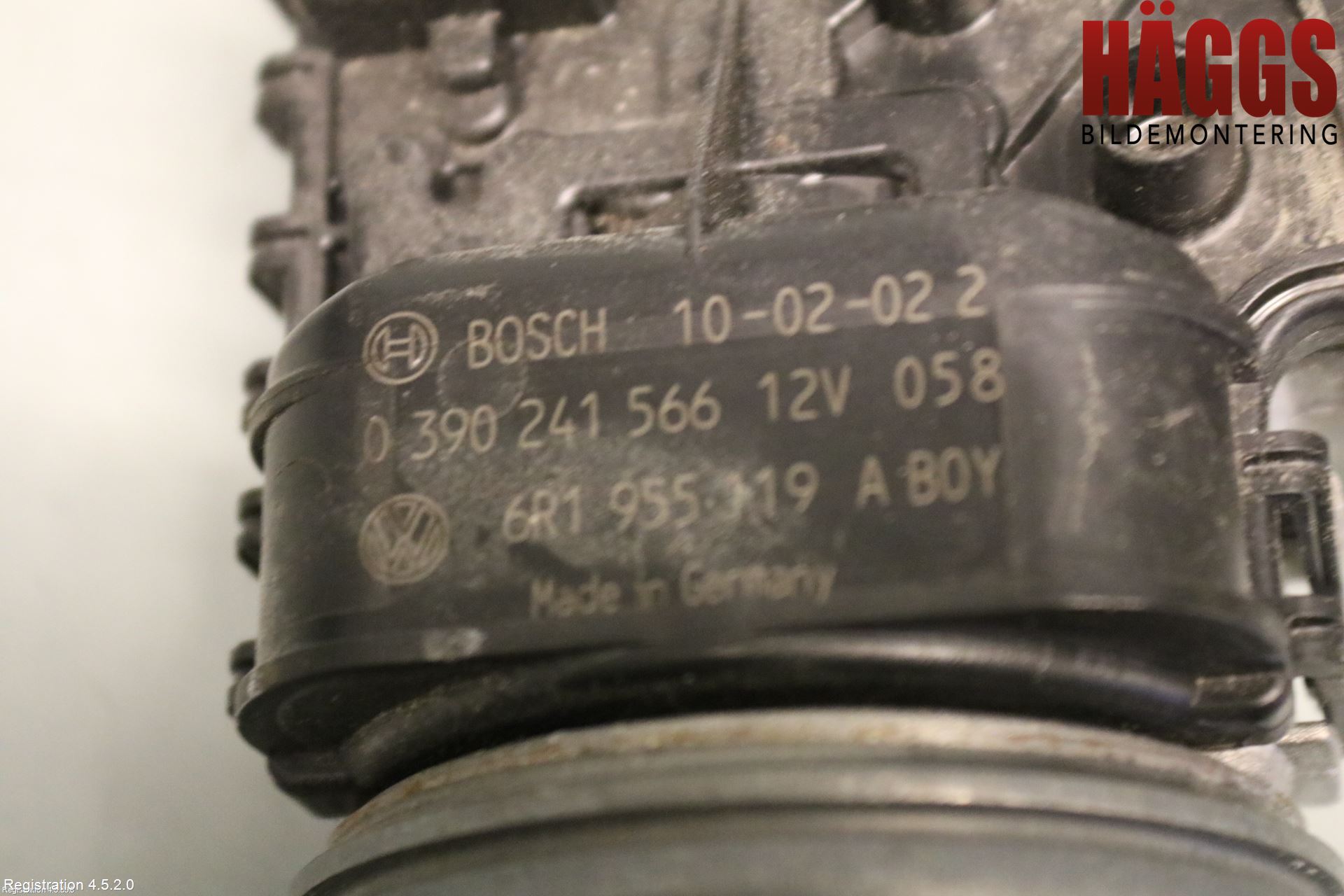 Volkswagen VW POLO 10-17 Torkarmotor Vindruta