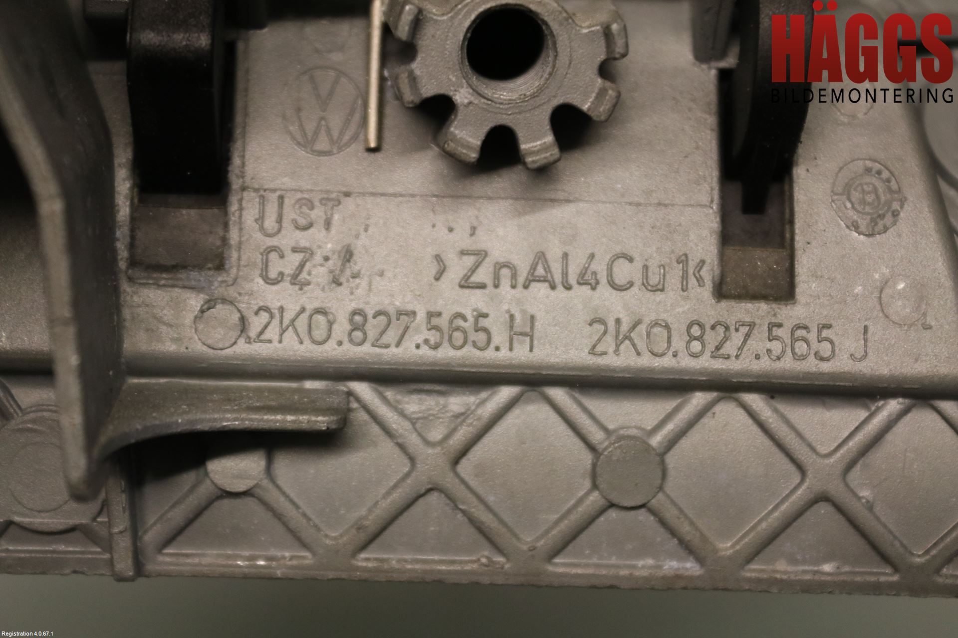 Volkswagen VW CADDY 11-15 Bakluckehandtag