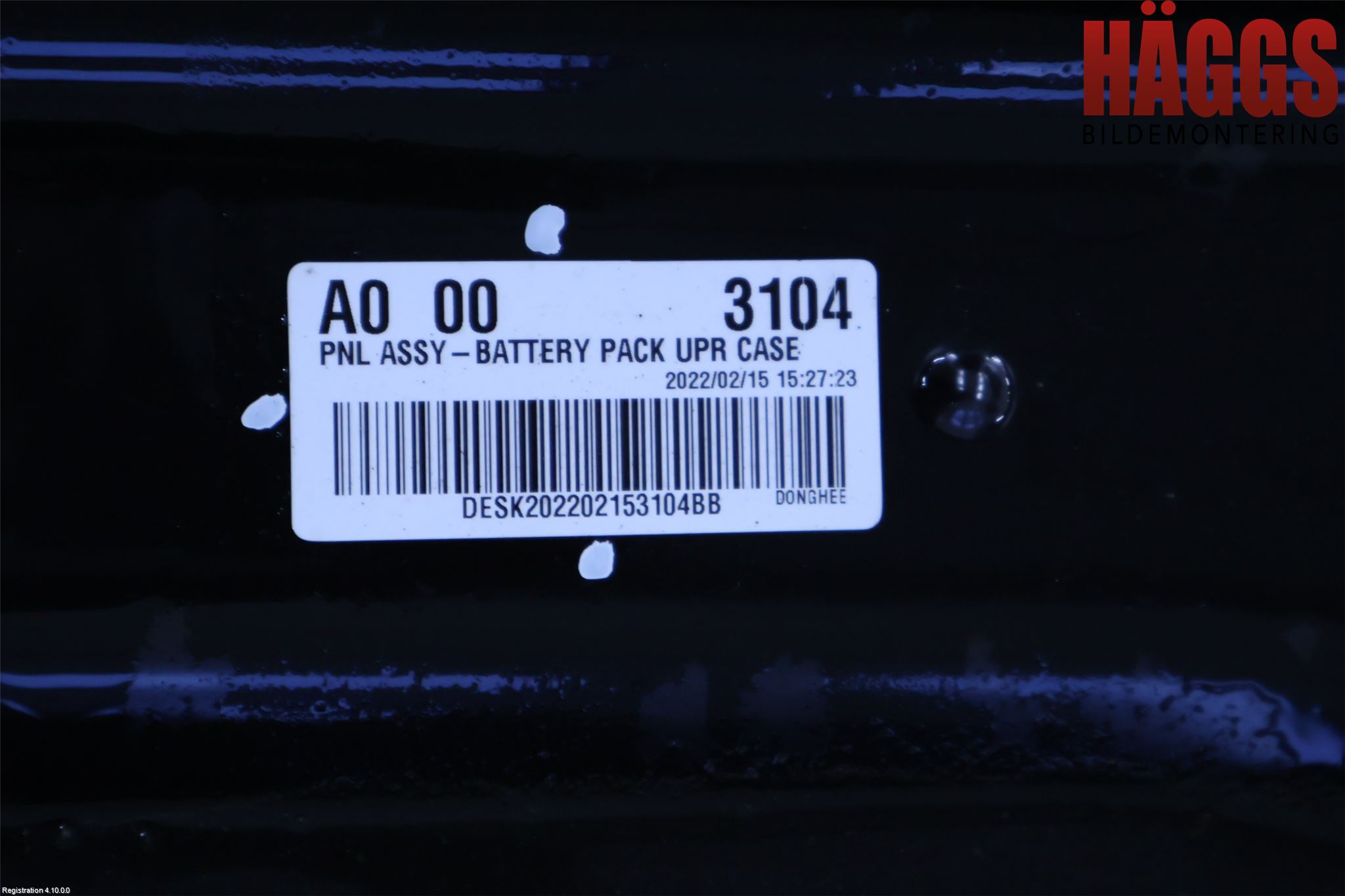 Kia NIRO (DE) 17-22 Batteri Högspänning