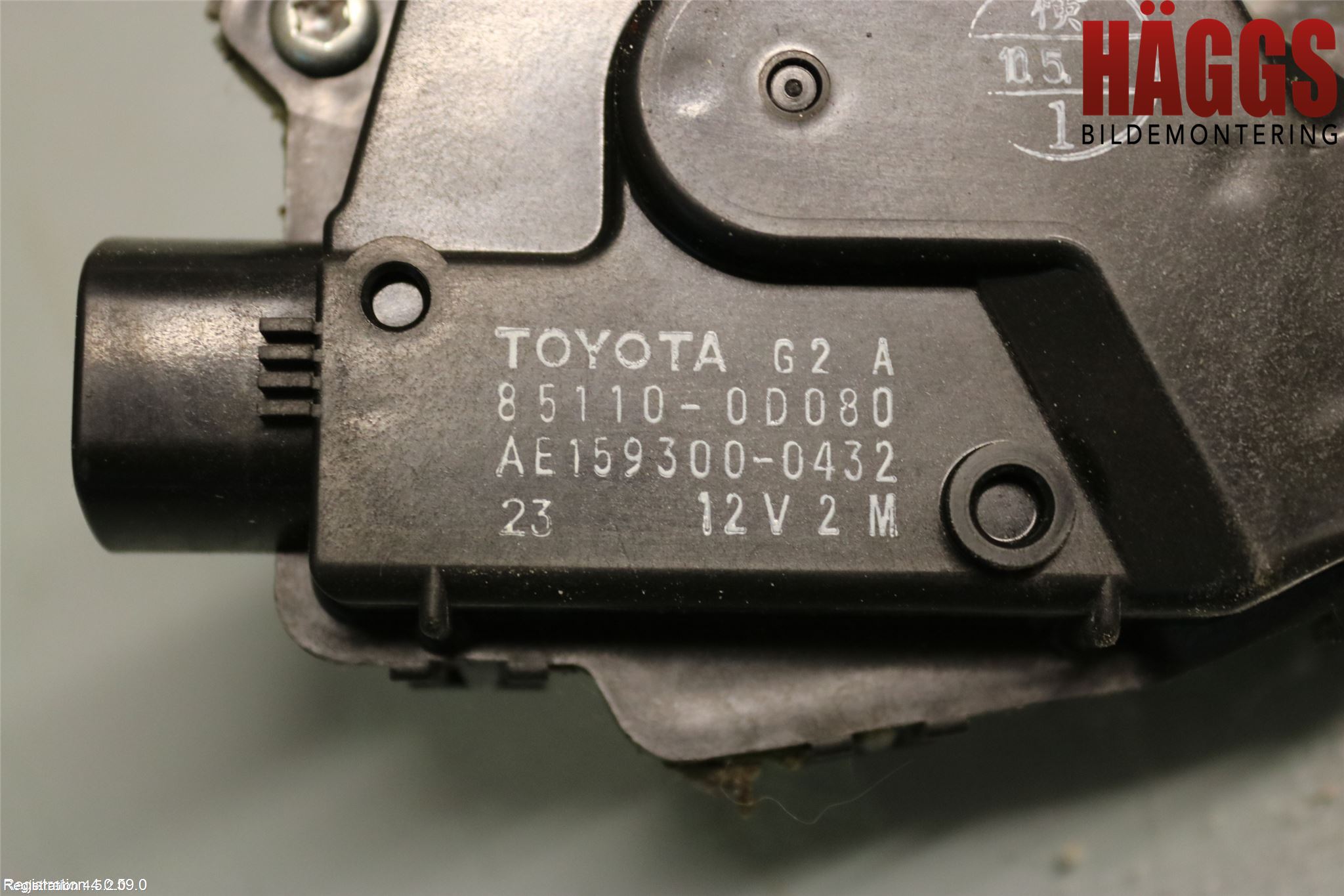 Toyota YARIS XP90 06-11 Torkarmotor Vindruta