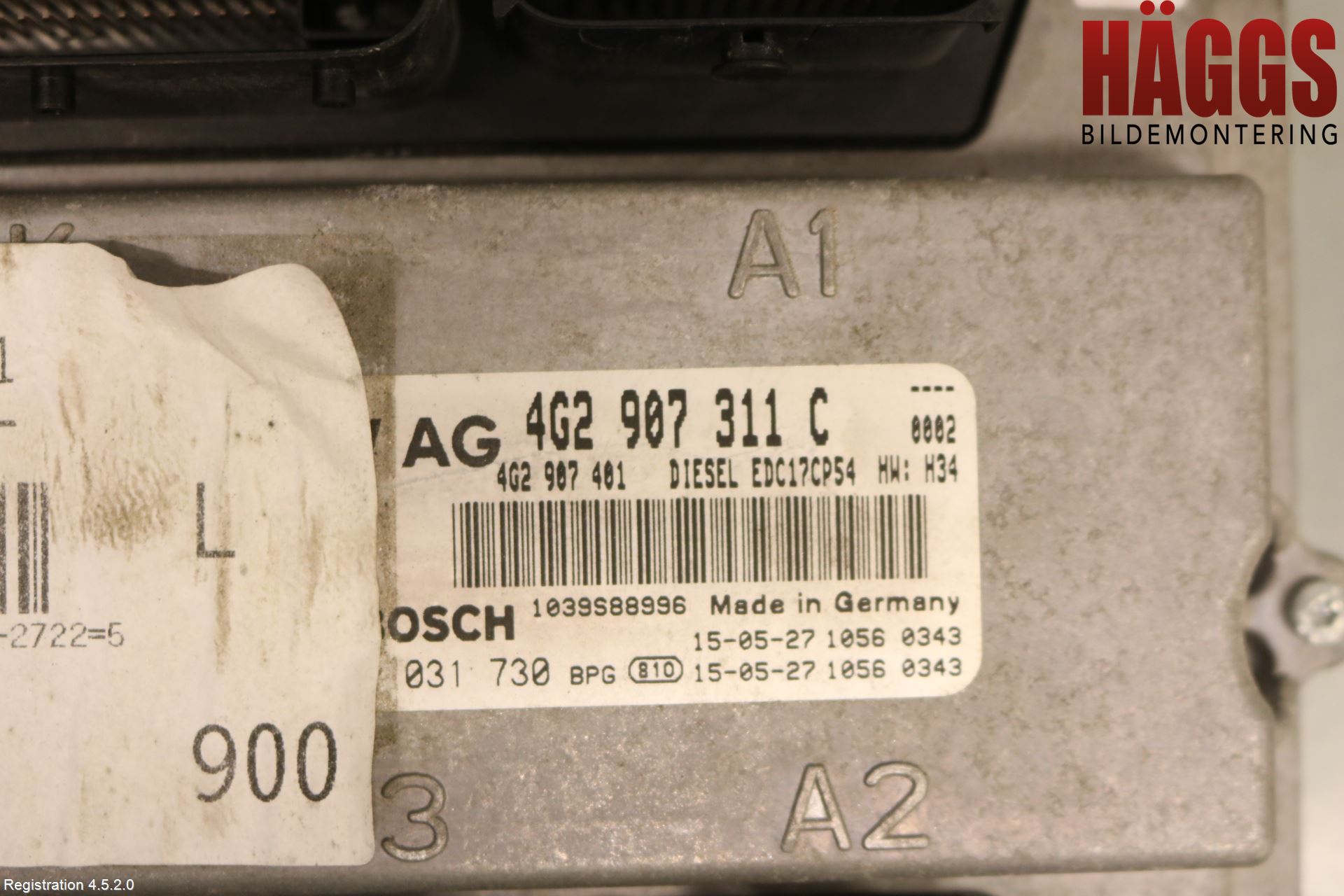 Audi A6 ALLROAD 12-18 Styrenhet Inspump Diesel