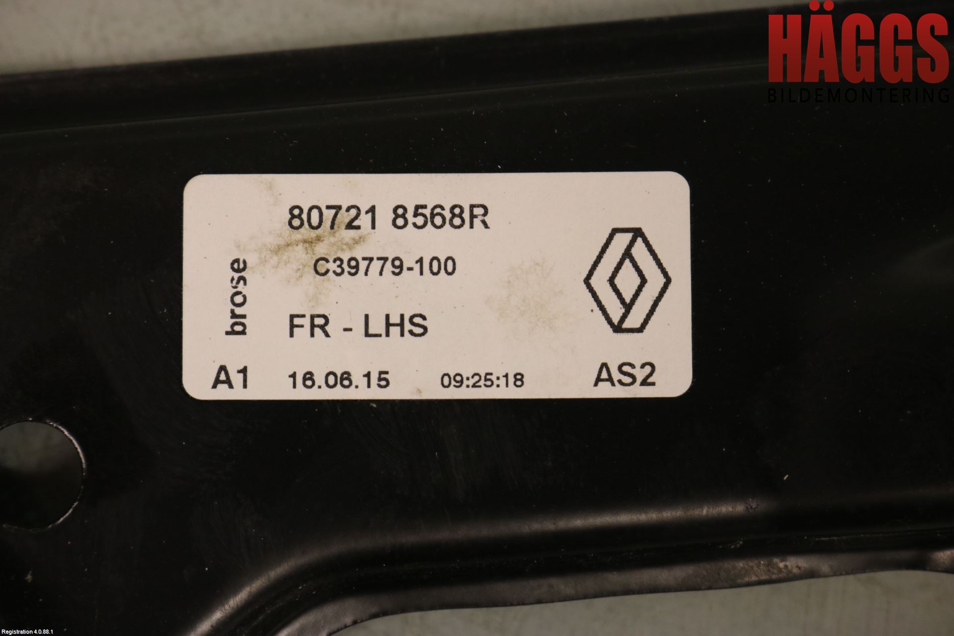 Renault KADJAR 15- Fönsterhiss El Kompl