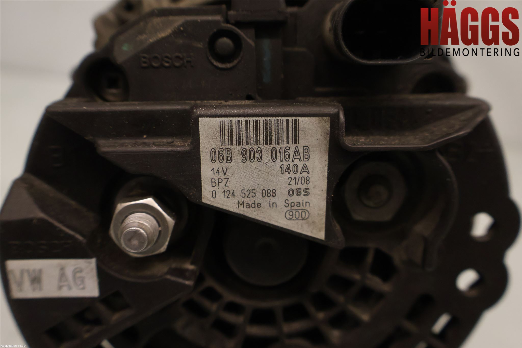 Volkswagen VW TIGUAN 07-16 Generator
