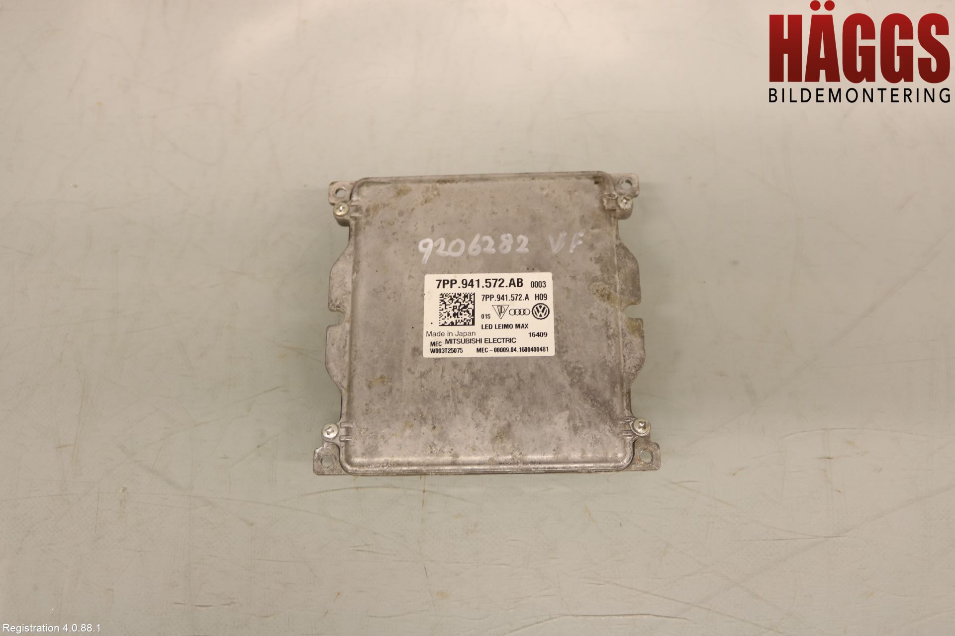 Audi A4/S4 B9 16-19 Styrenhet Strålkastare