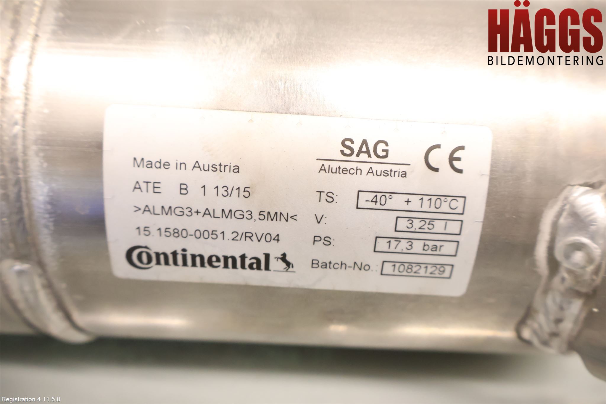 Volvo XC90/RECHARGE 16- Nivå/Luftförändring Trycktank