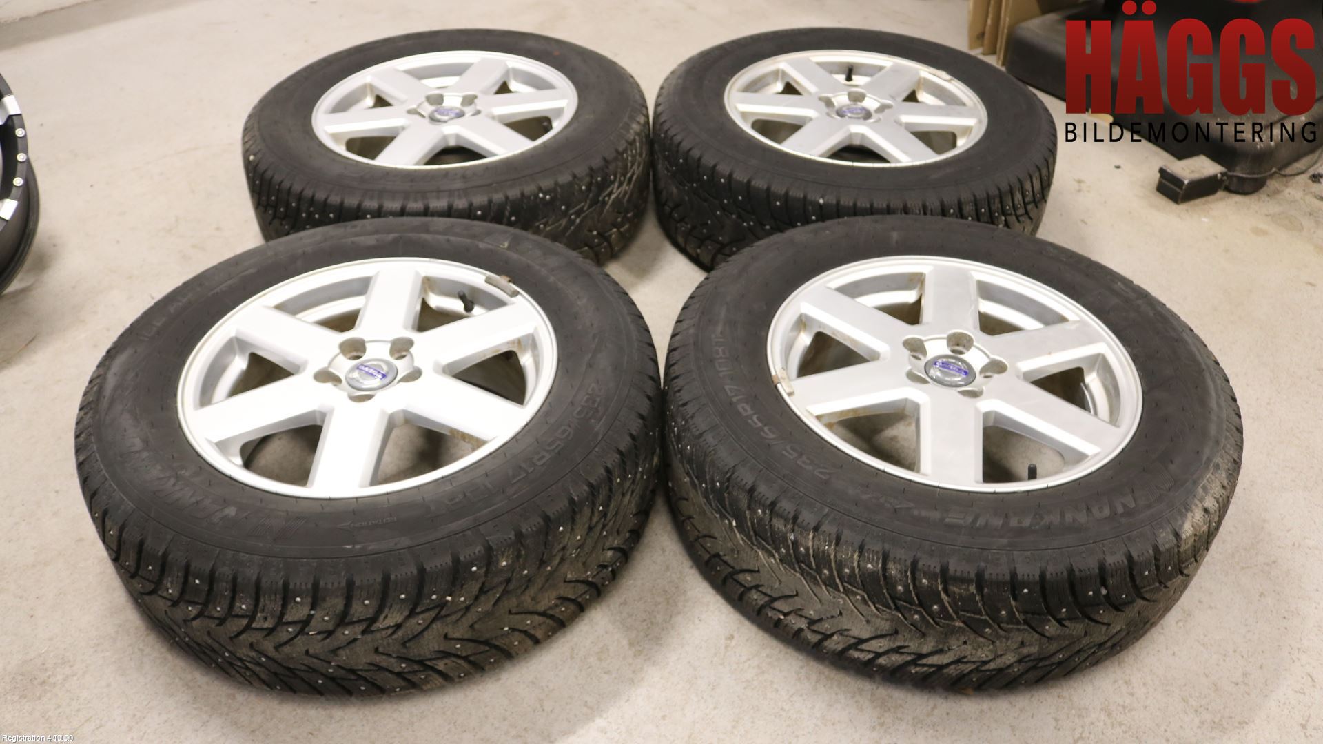 Volvo XC90 07-14 Vinterdäck Alumfälg 4St