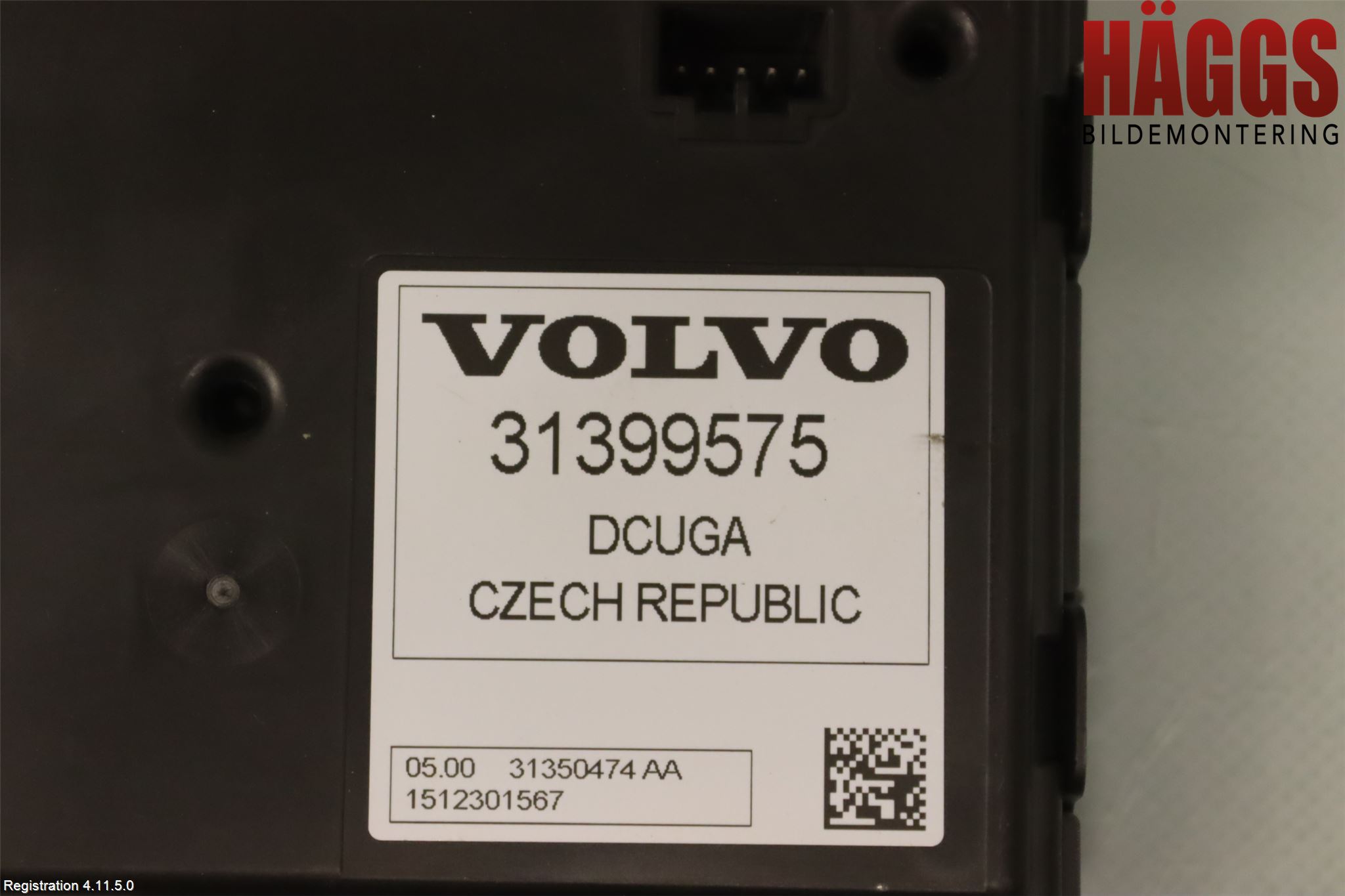 Volvo V60 14-18 Styrenhet Dragkrok