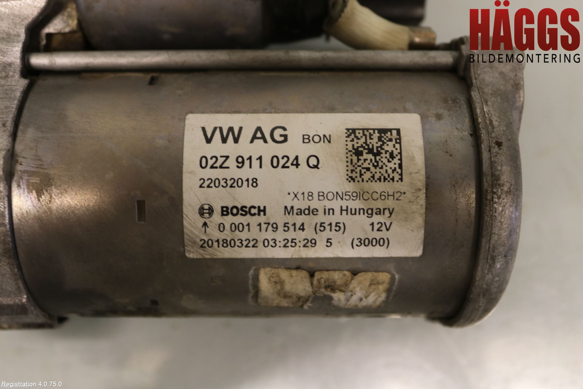 Volkswagen VW GOLF / E-GOLF VII 13-20 Startmotor
