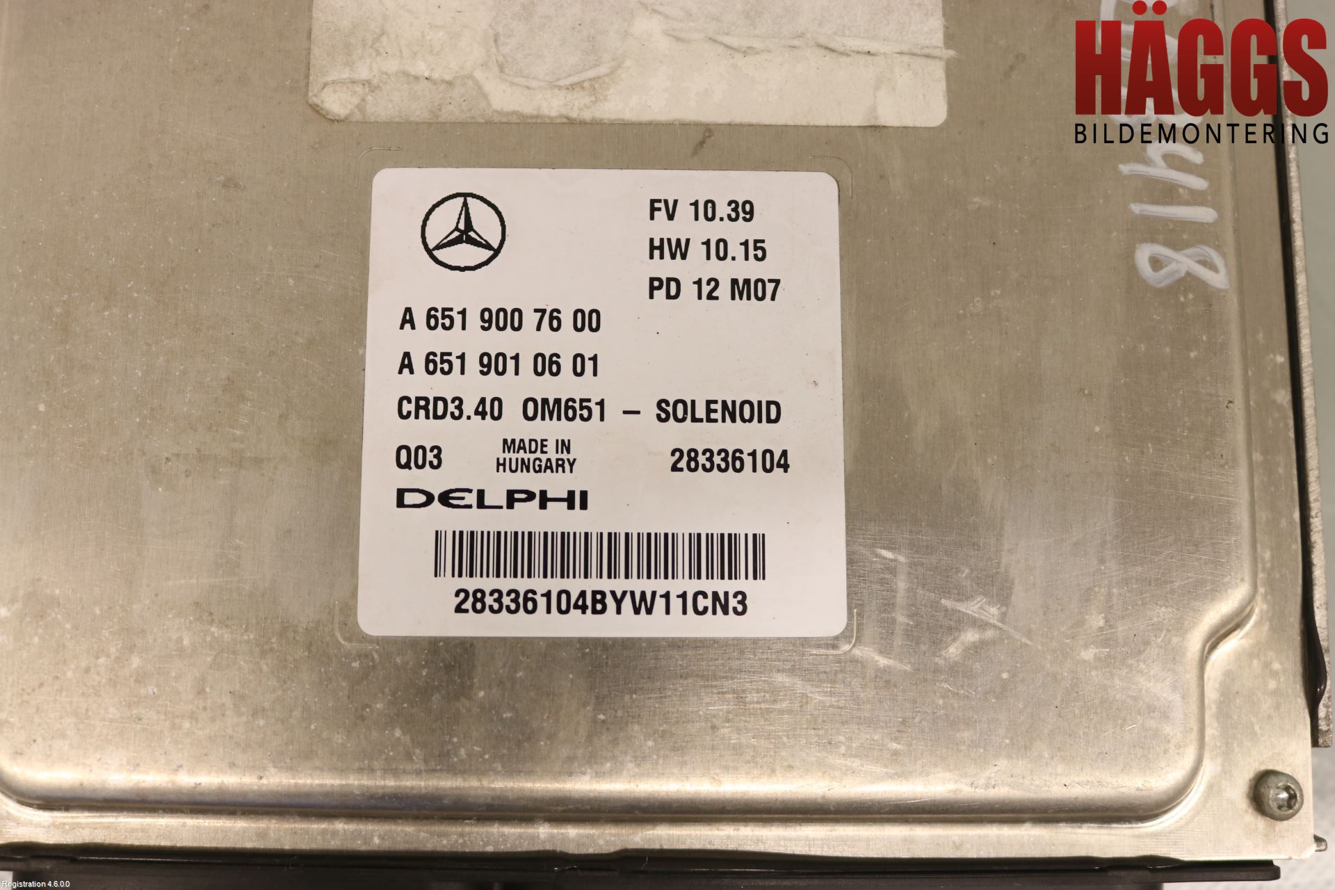 Mercedes-Benz MB A-KLASS (W176) 13-18 Styrenhet Insprut Bensin