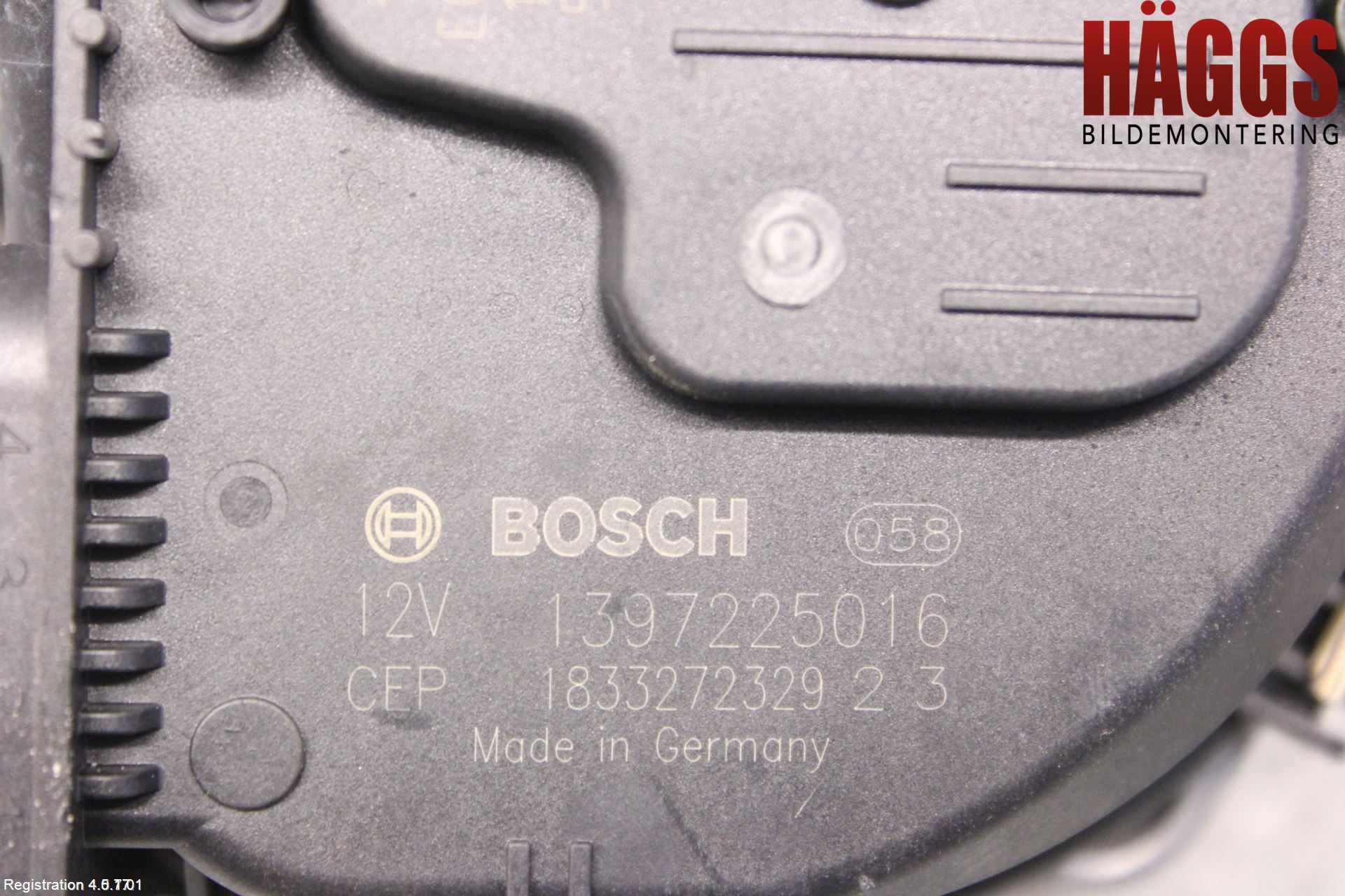 Tesla MODEL 3 17- Torkarmotor Vindruta