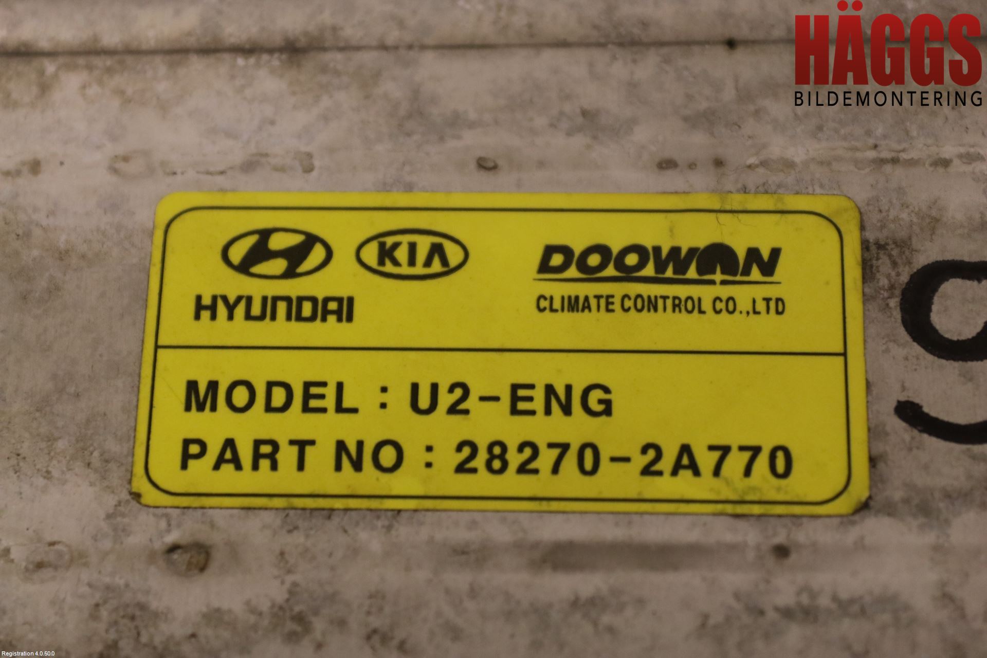 Kia CEED 12-18 Laddluft-Intercooler Kyl