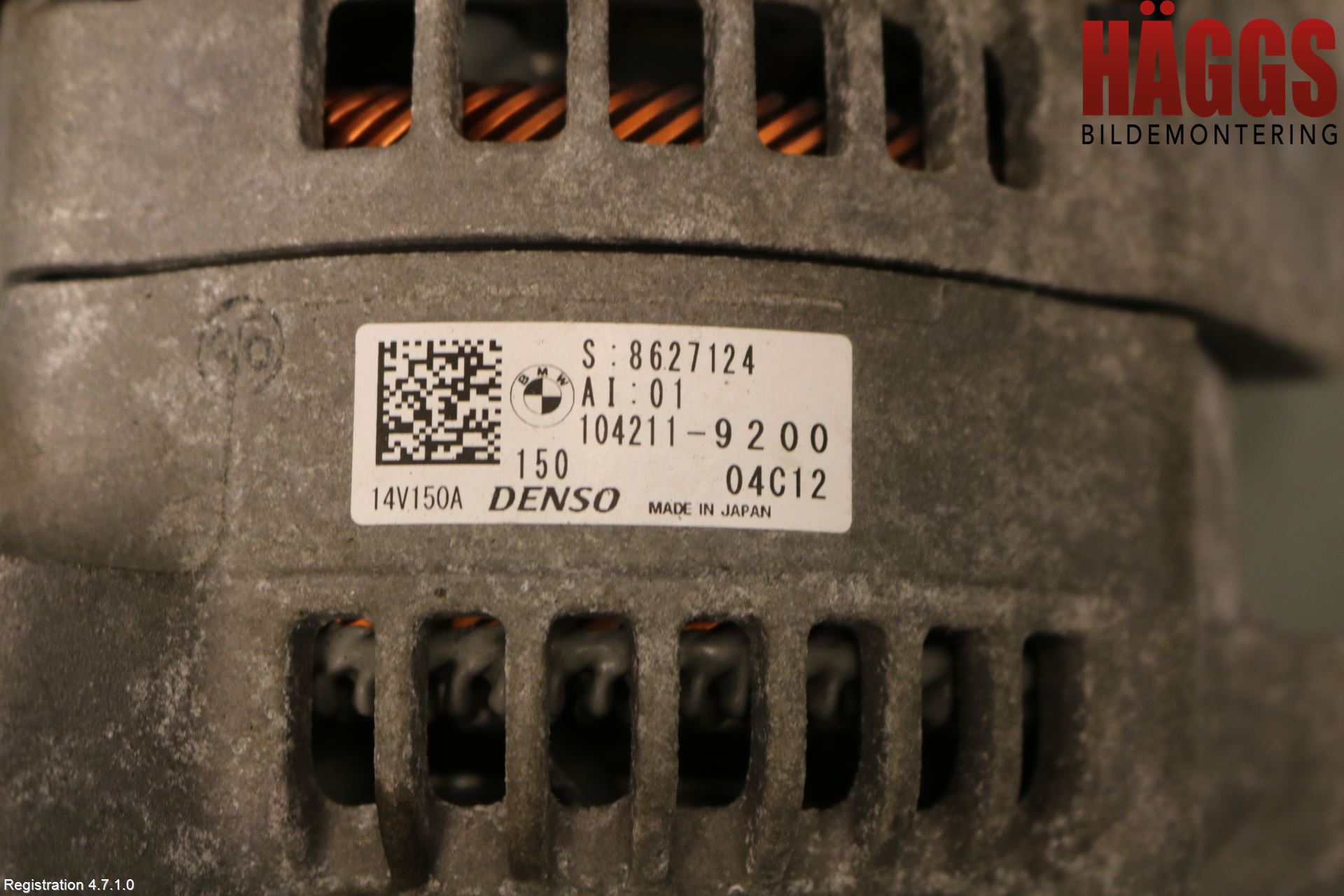 Mini COOPER CLUBMAN F54 16- Generator
