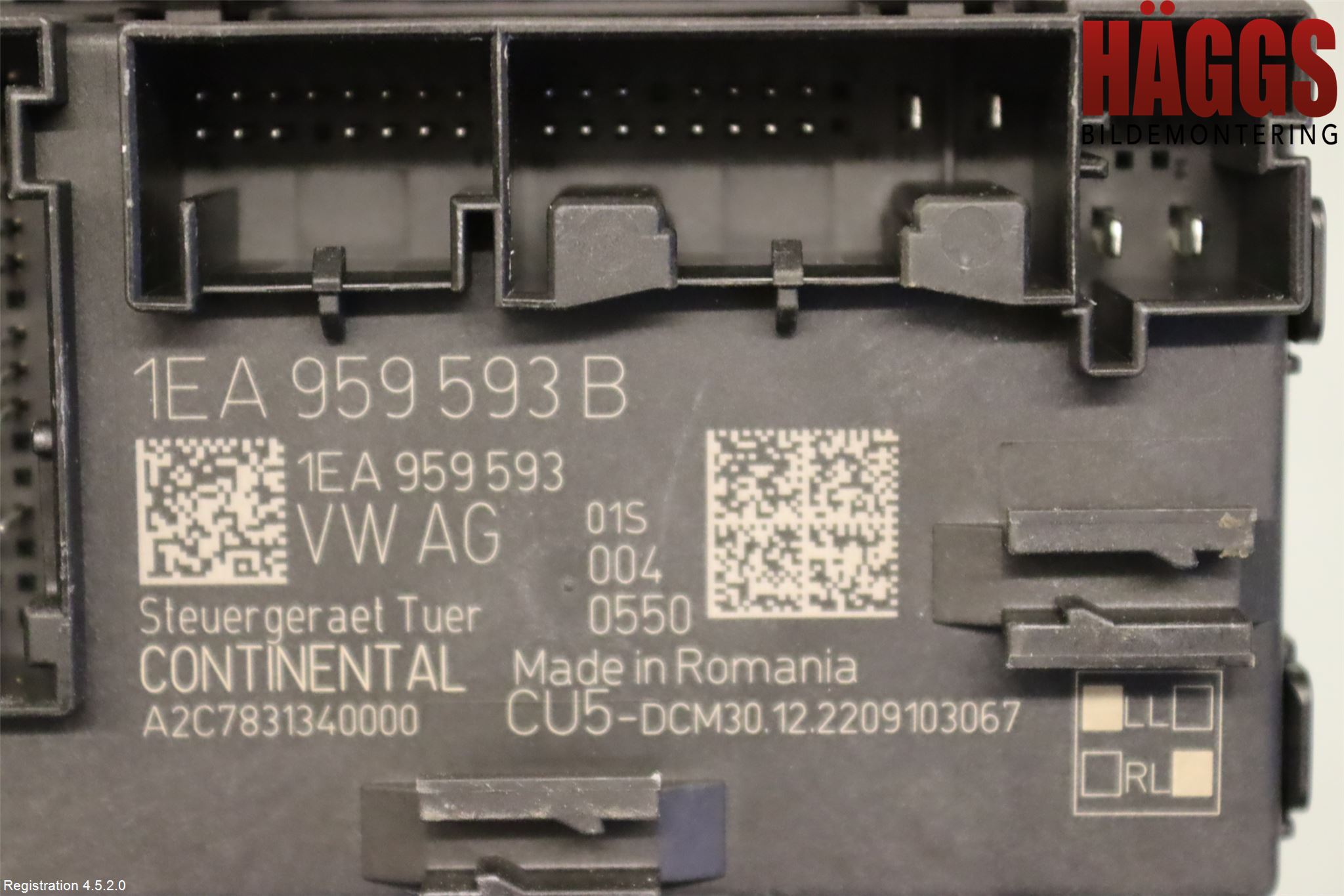 Volkswagen VW ID.3 21- Styrenhet Dörr