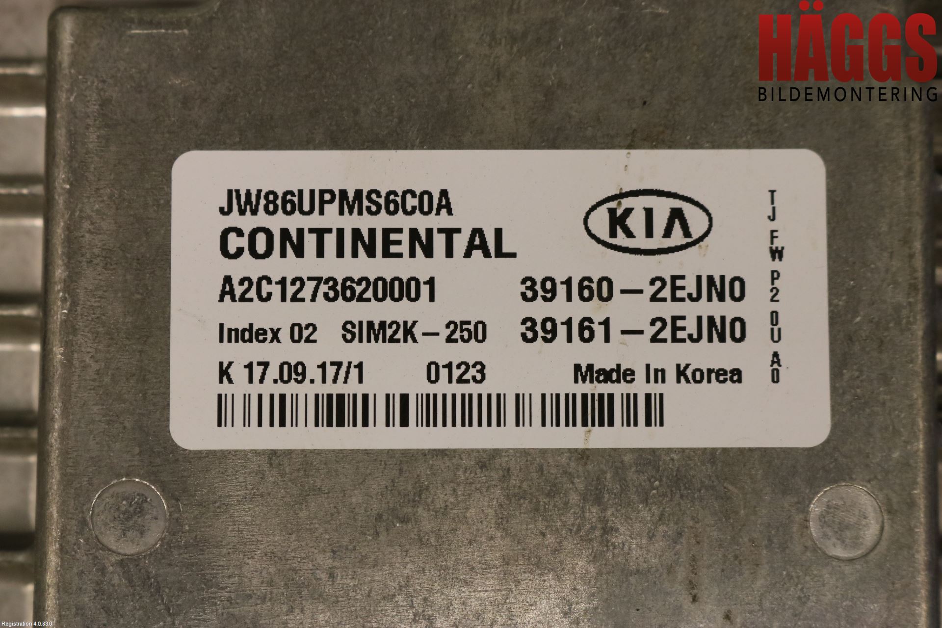 Kia OPTIMA 16-20 Styrenhet Insprut Bensin