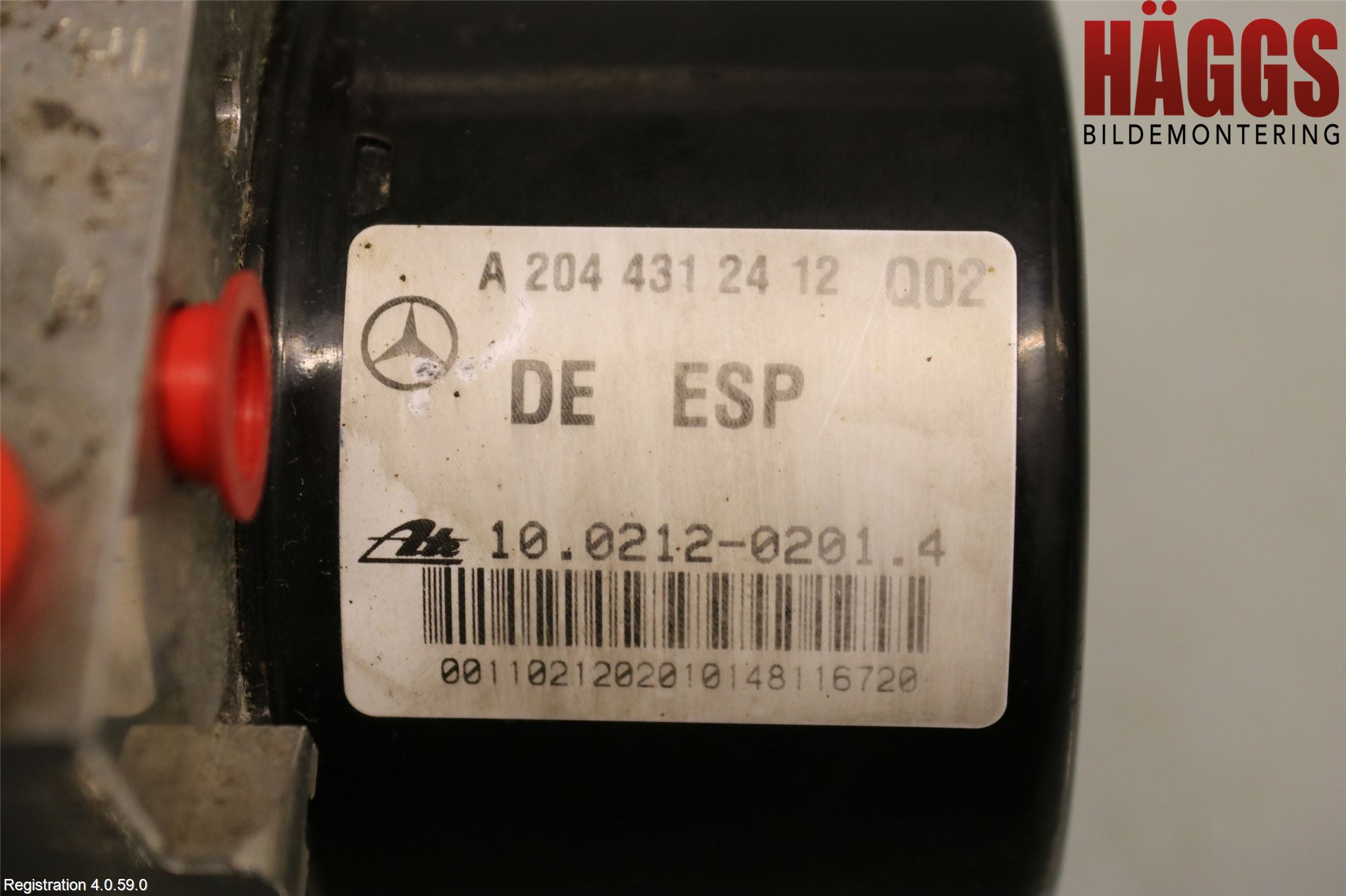 Mercedes-Benz MB C-KLASS (W204) 07-15 Abs Hydraulaggregat