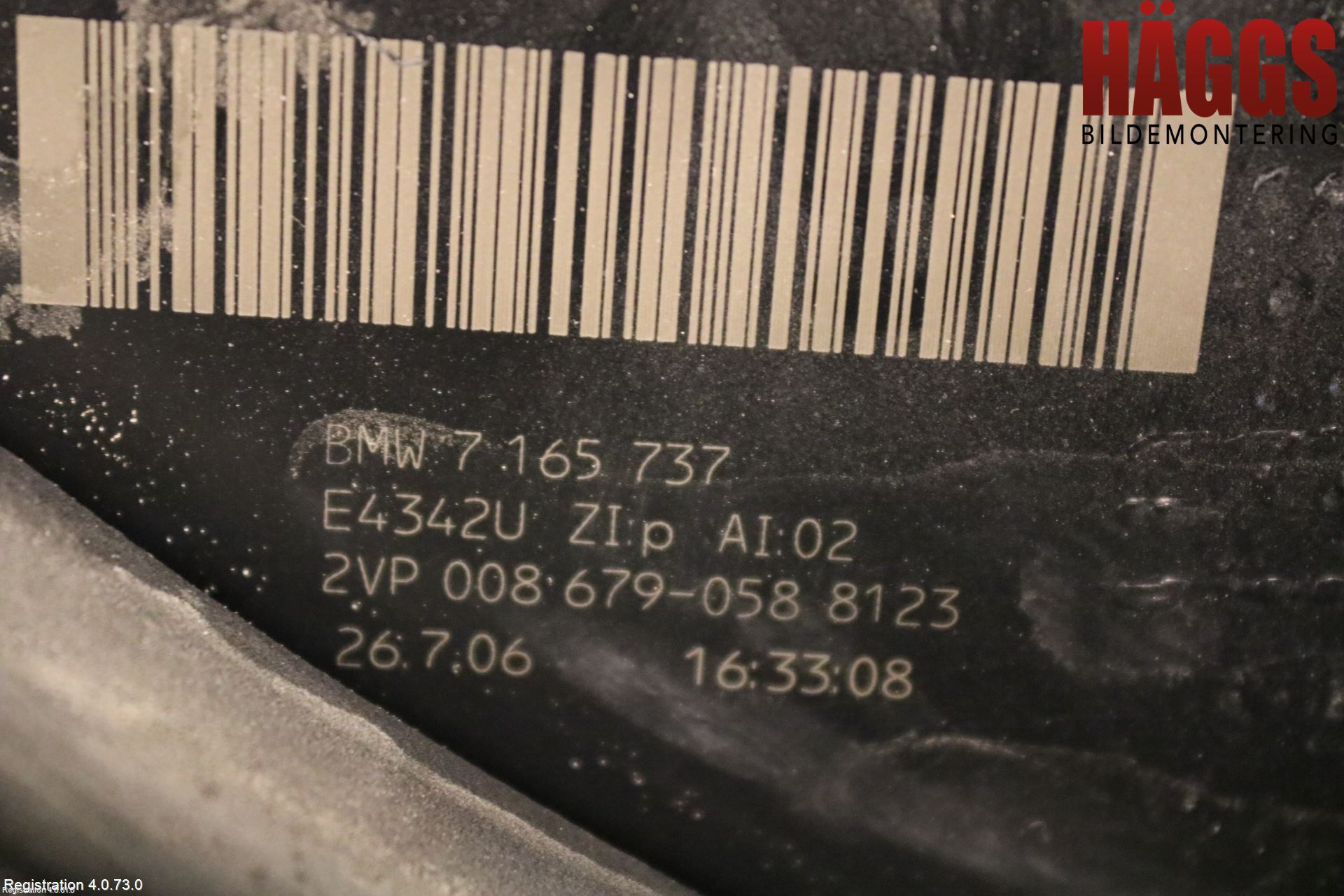 BMW 5 E60/61 Sed/Tou 02-10 Bakljus Vänster