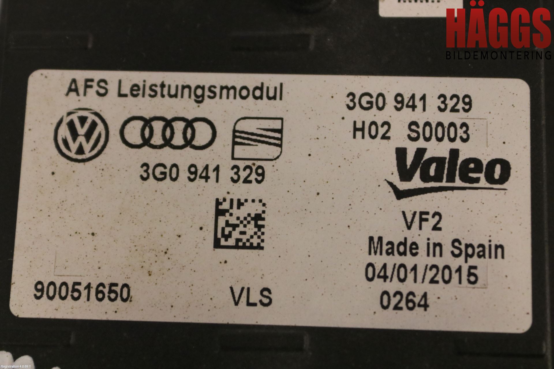 Volkswagen VW PASSAT 15-19 Styrenhet Strålkastare