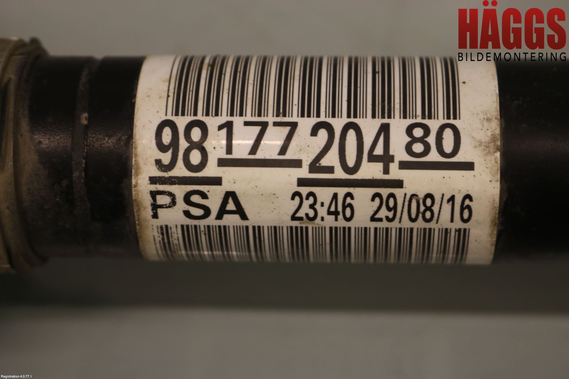 Peugeot EXPERT/E-EXPERT 17- Drivaxel Fram Höger